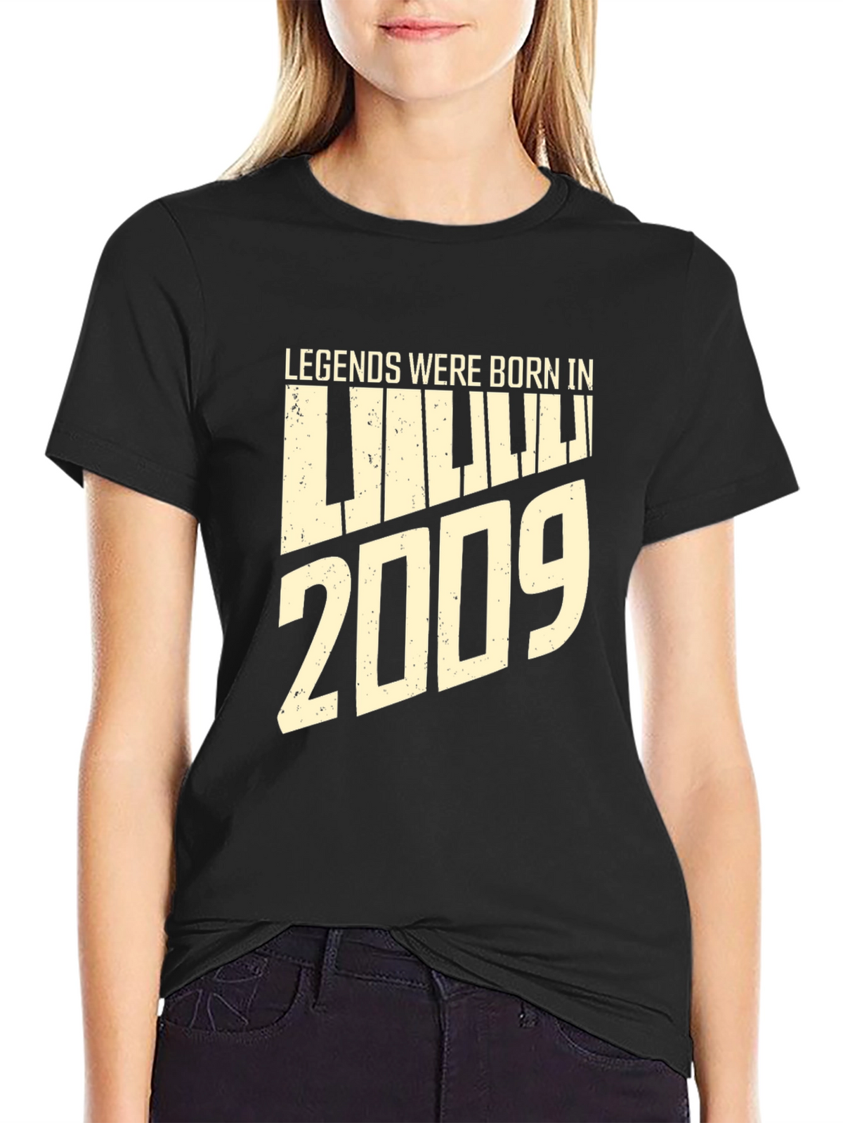 Legends Were Born in 2009 Graphic Tee - Birthday Gift