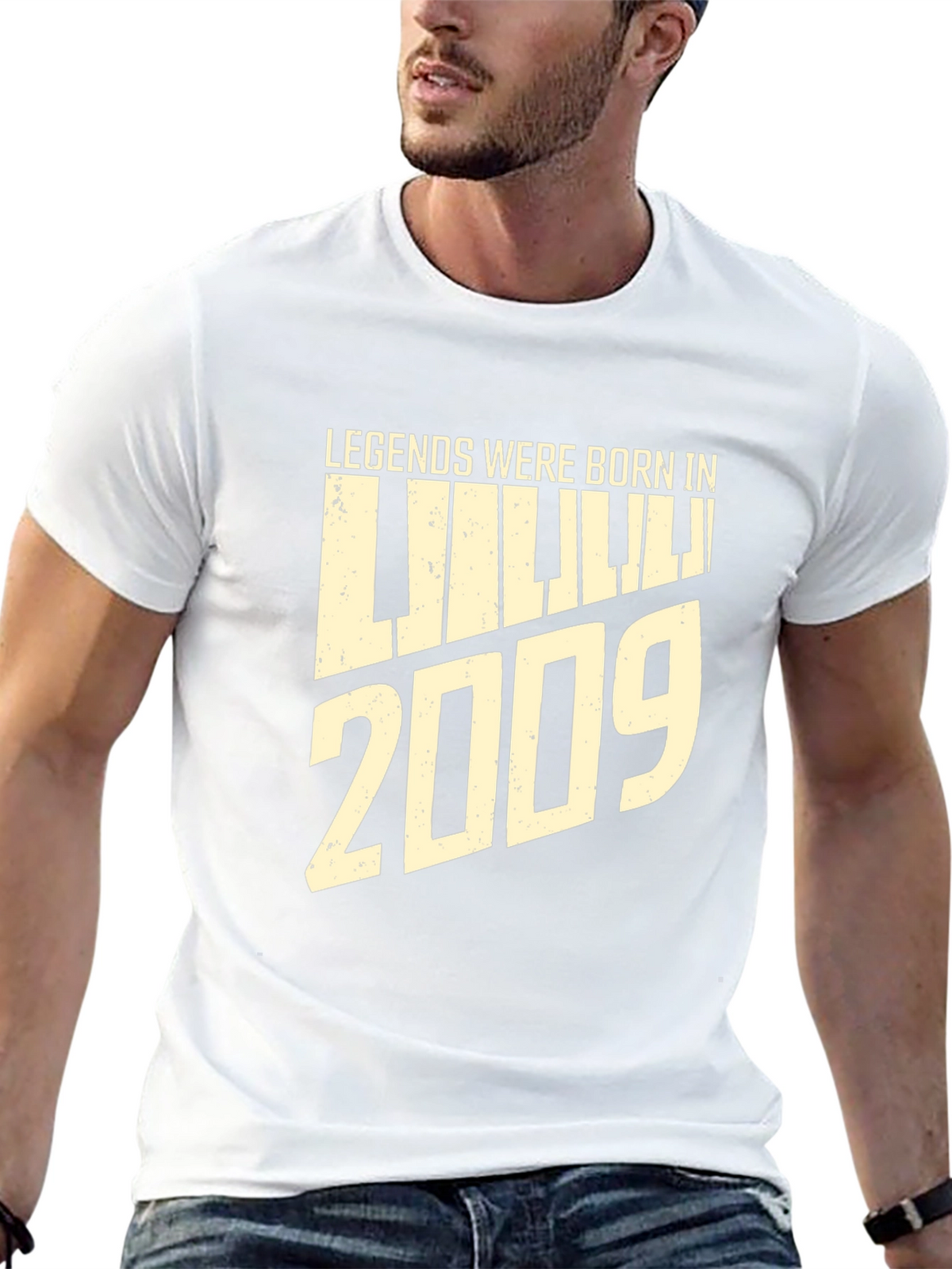 Legends Were Born in 2009 Graphic Tee - Birthday Gift
