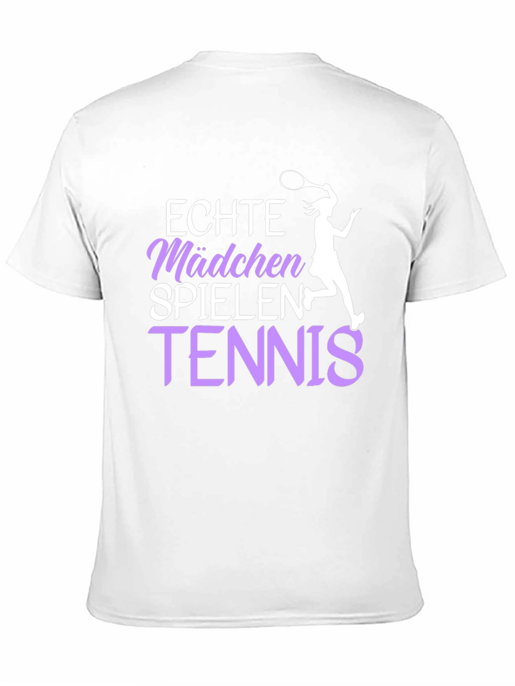 Echte Mädchen Tennis Graphic T-Shirt
