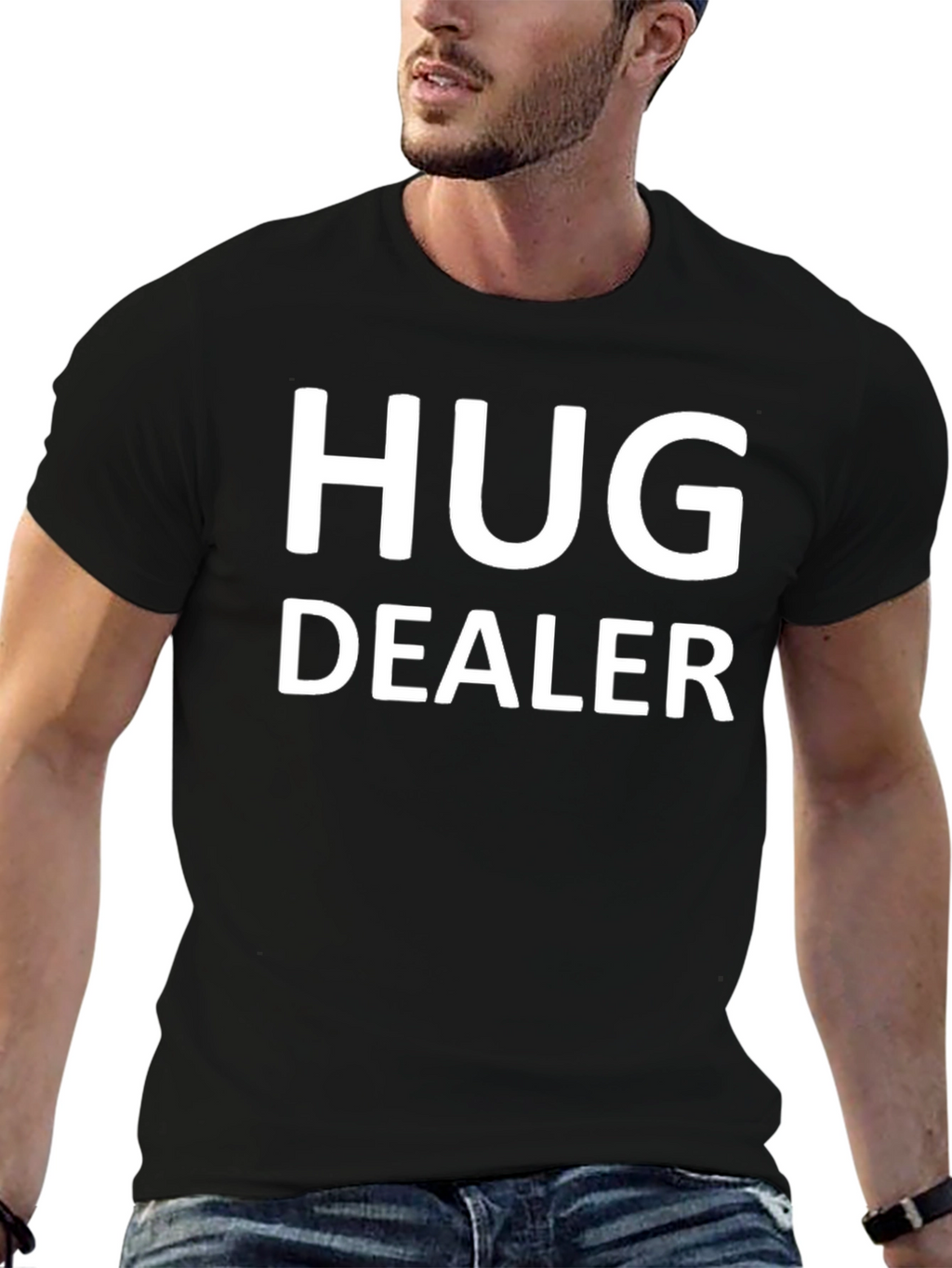 Hug Dealer Graphic Tee - Soft Cotton Blend