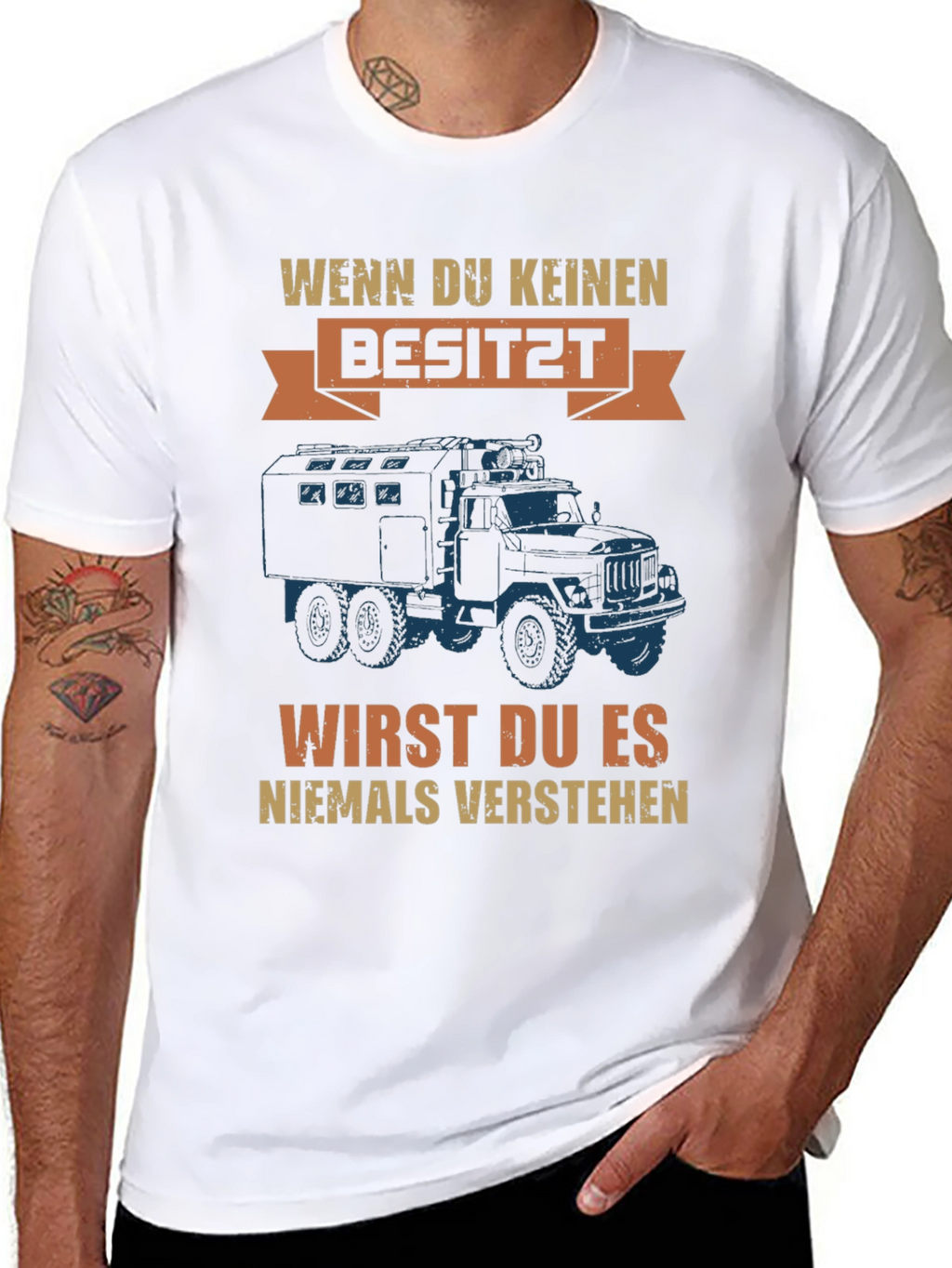 Unique Truck Graphic T-Shirt