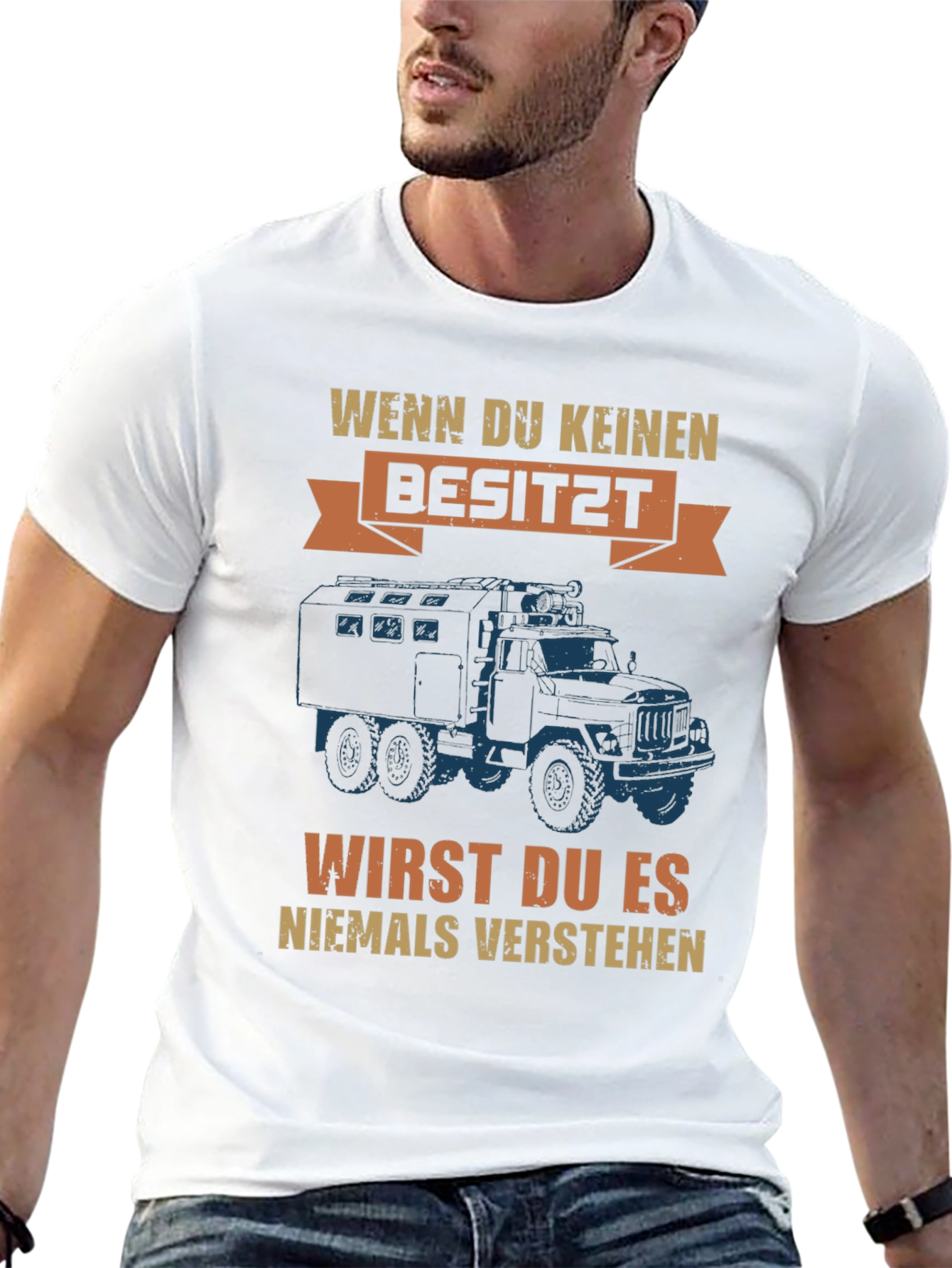 Unique Truck Graphic T-Shirt