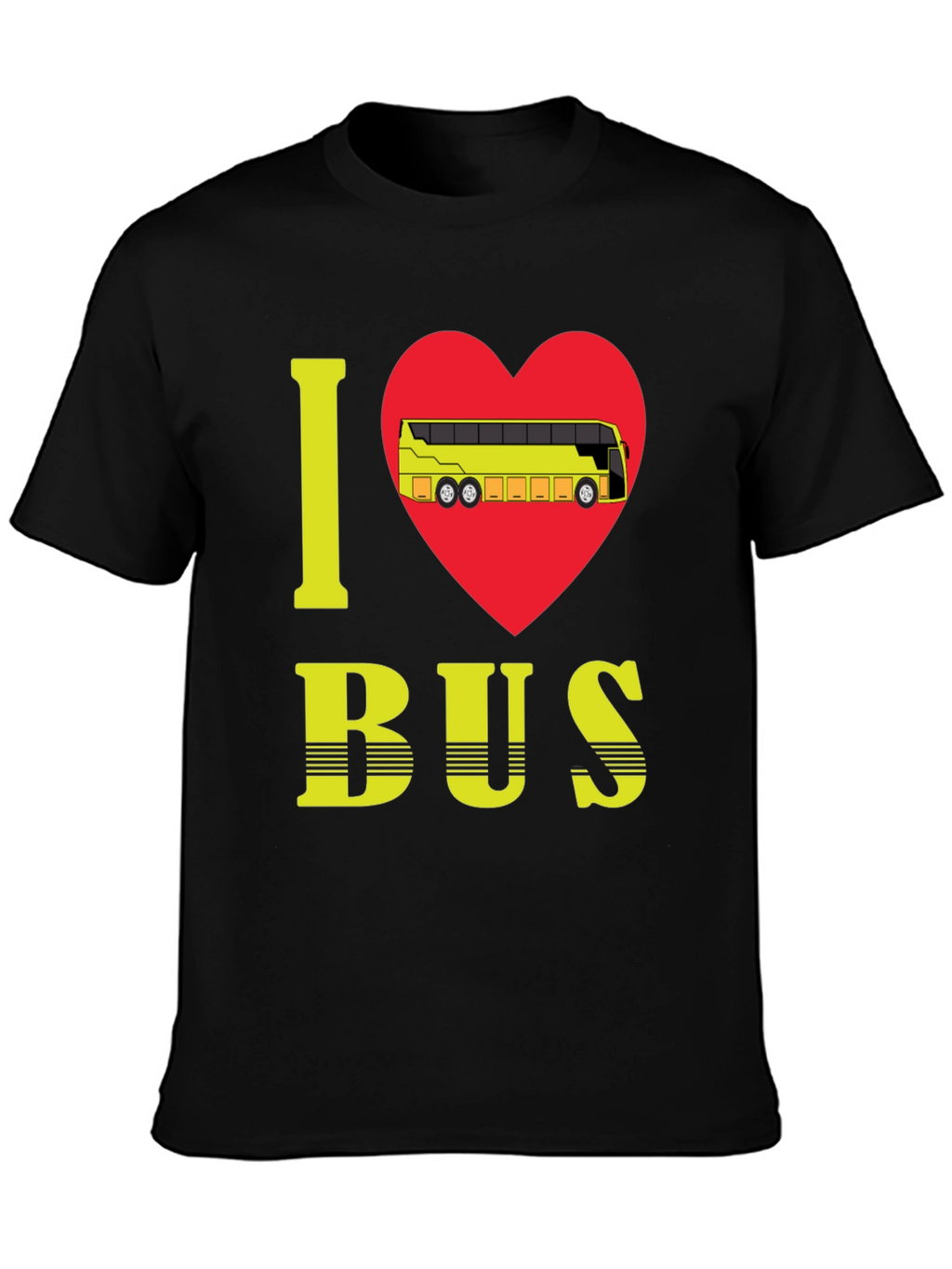 I Love Bus Graphic Tee