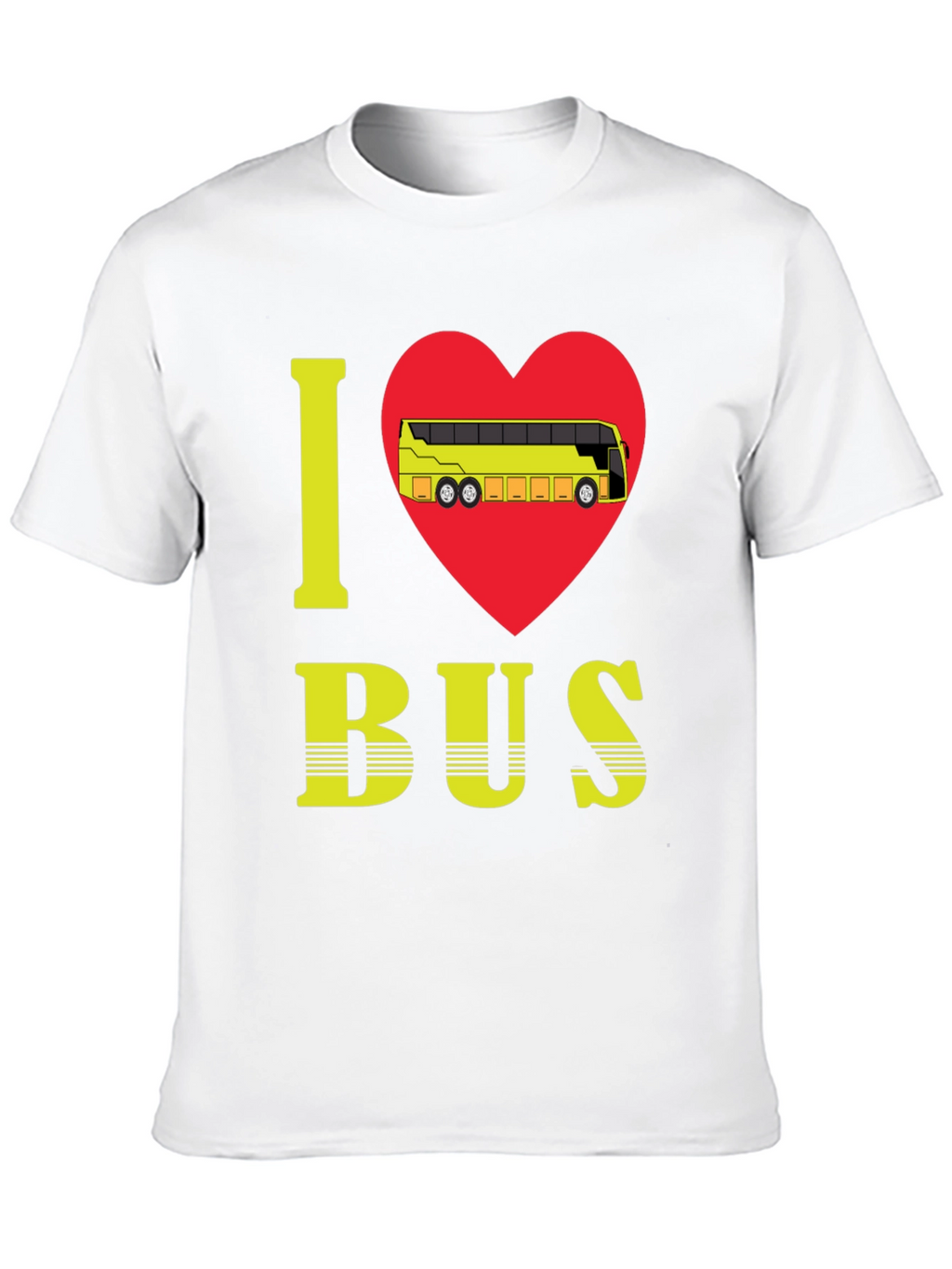 I Love Bus Graphic Tee