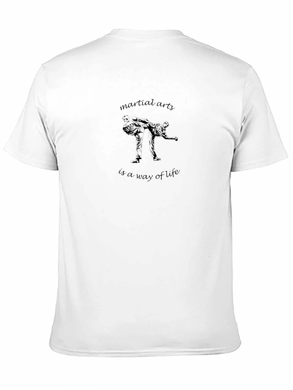 Martial Arts Way of Life Graphic Tee - Black