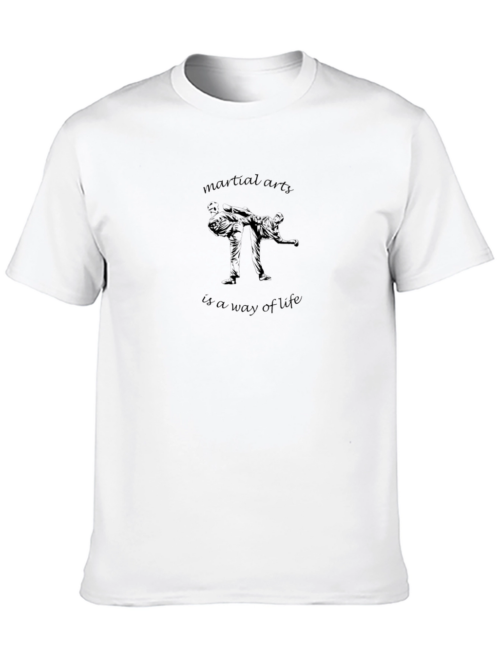Martial Arts Way of Life Graphic Tee - Black