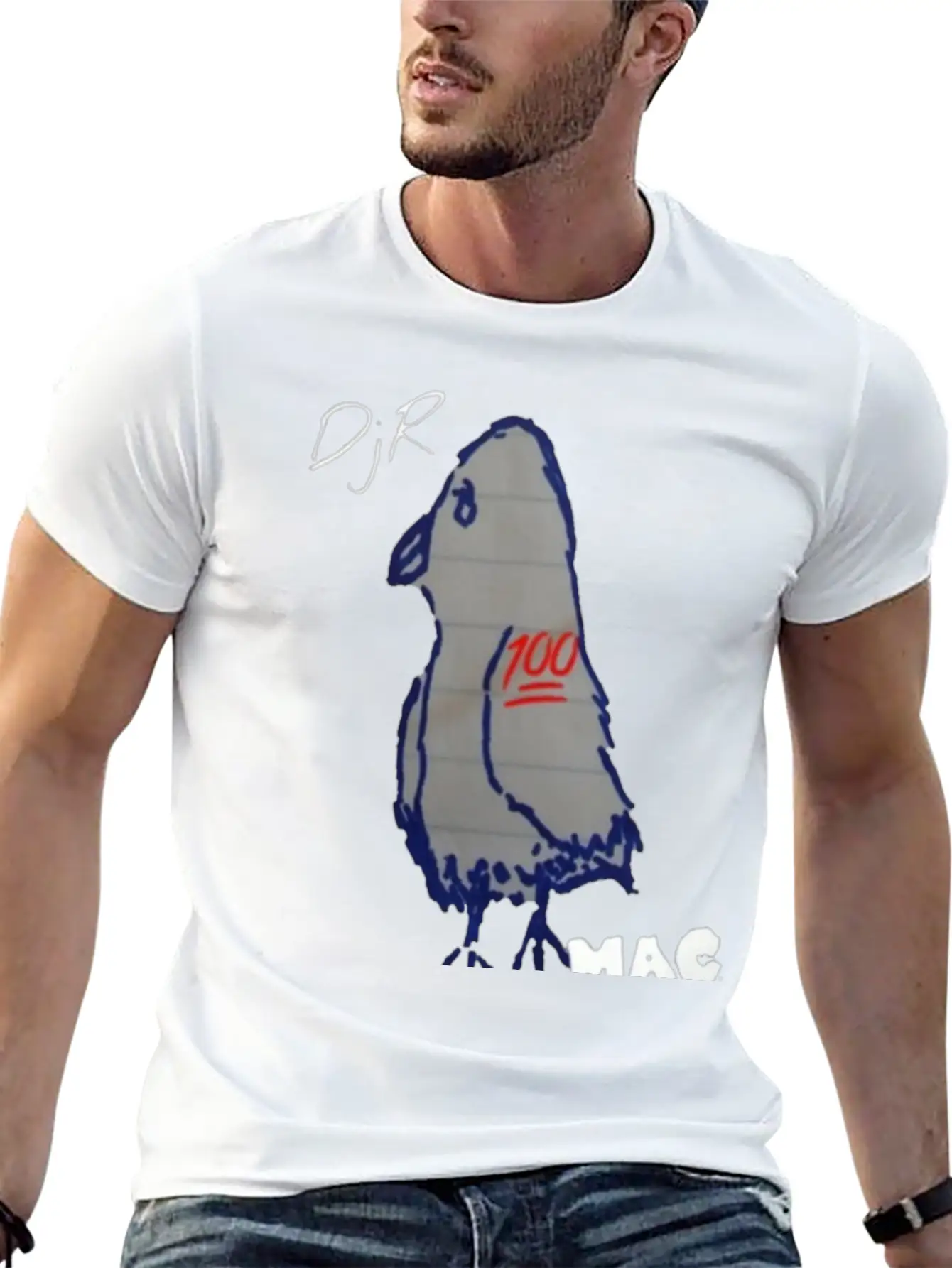 MaC Bird Relaxed Everyday Tee – Lightweight And Durable Cotton