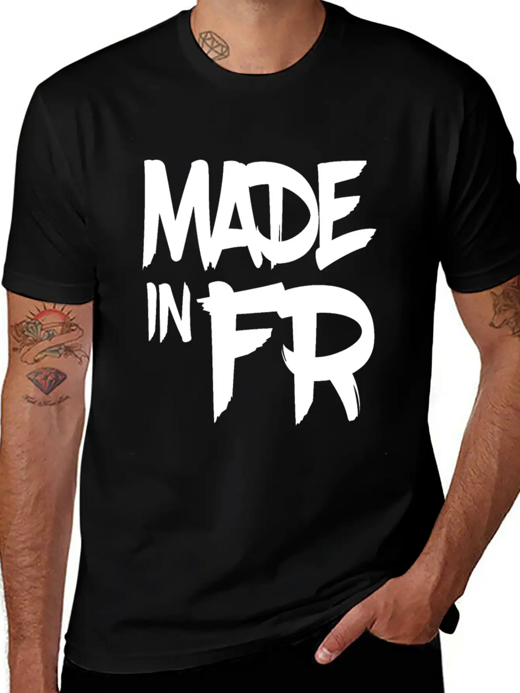MADE IN FR Stylish Everyday T-Shirt – Unisex Basic Cotton Tee