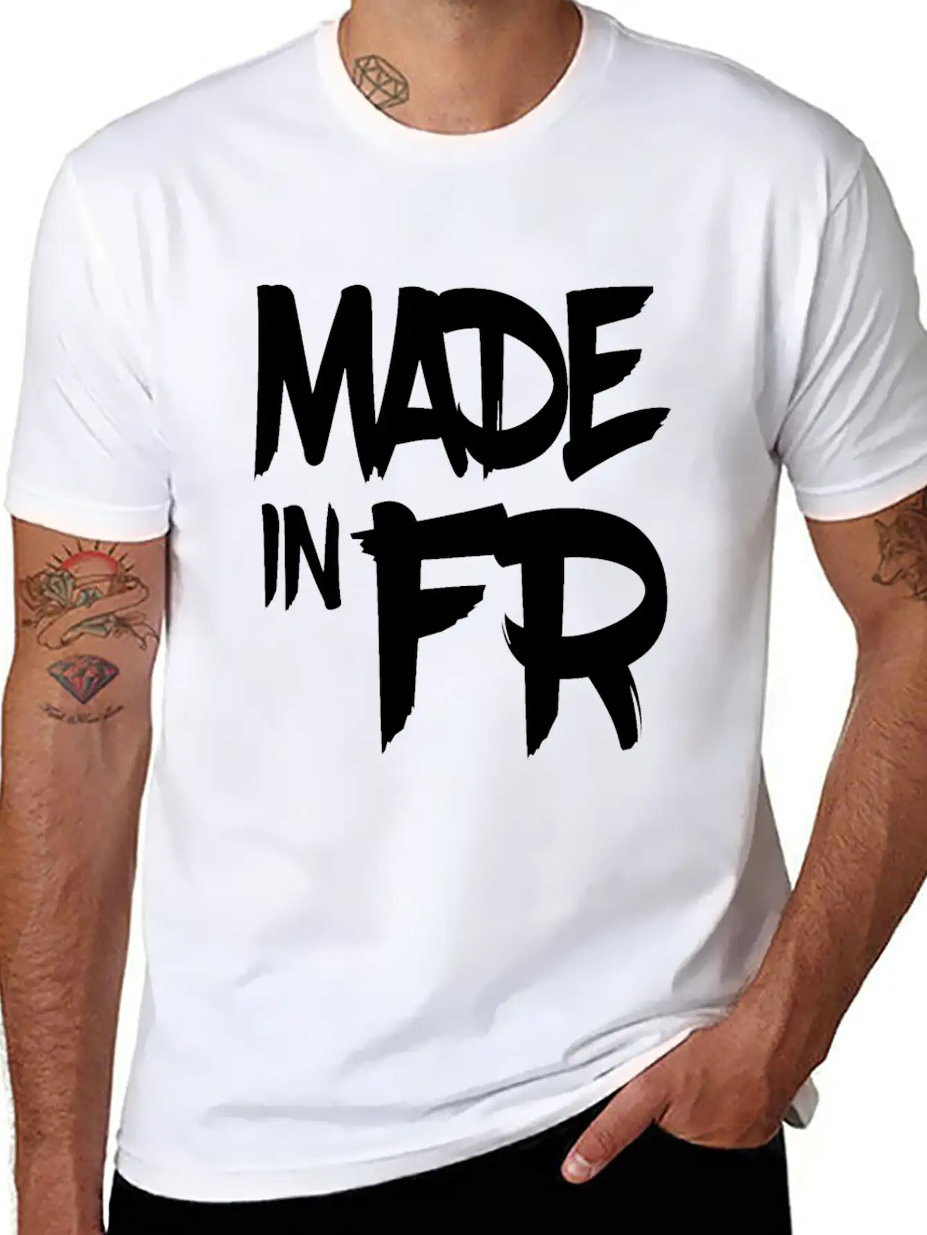MADE IN FR Stylish Everyday T-Shirt – Unisex Basic Cotton Tee