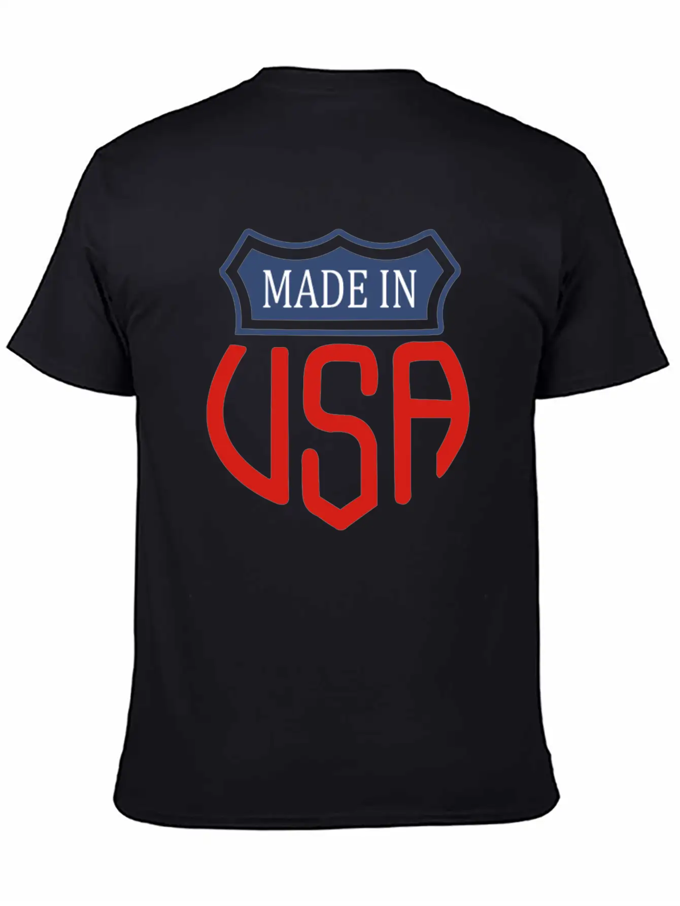 Made In Usa Funny Symbol Relaxed Everyday Tee – Lightweight And Durable Cotton