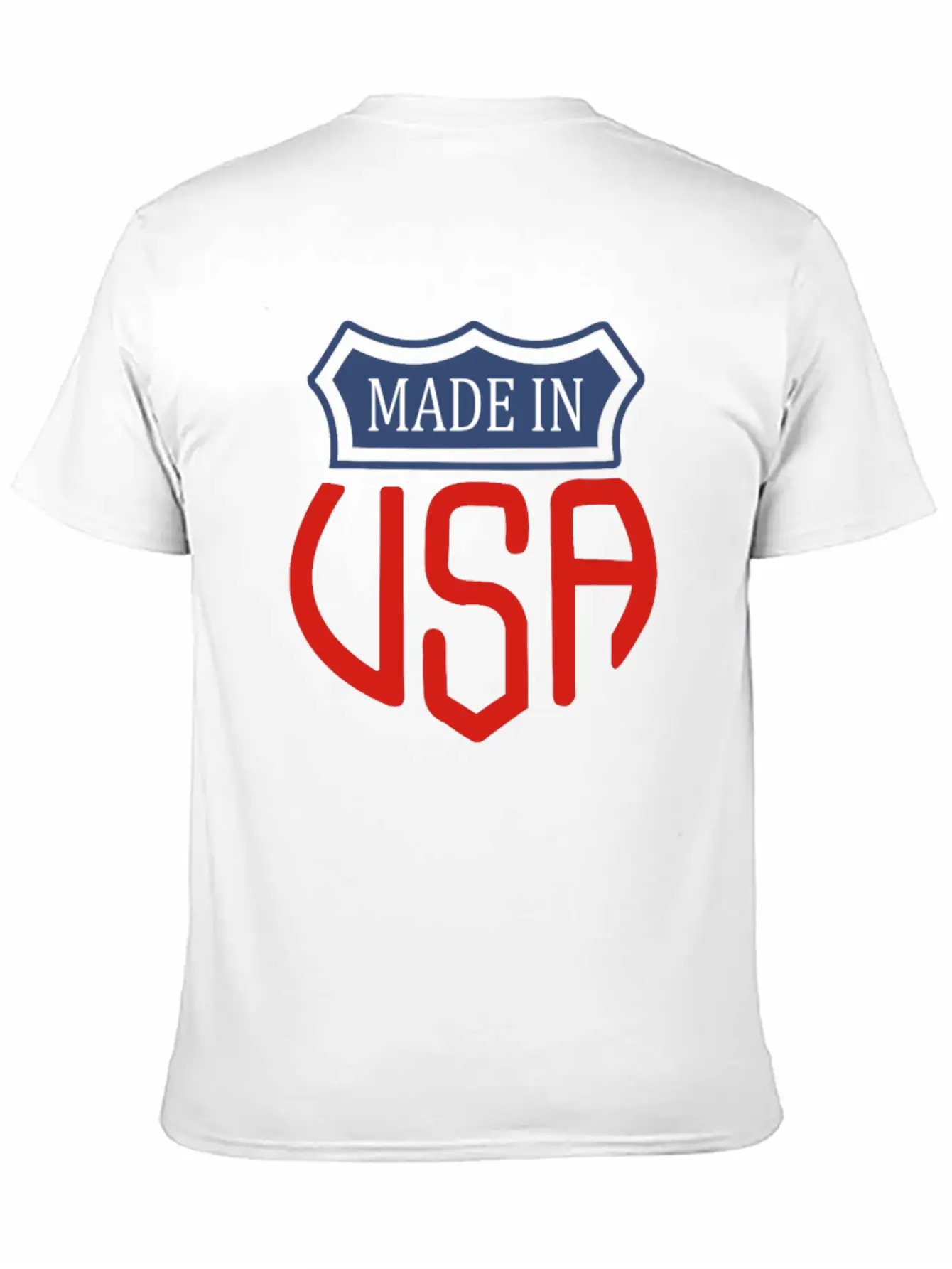 Made In Usa Funny Symbol Relaxed Everyday Tee – Lightweight And Durable Cotton