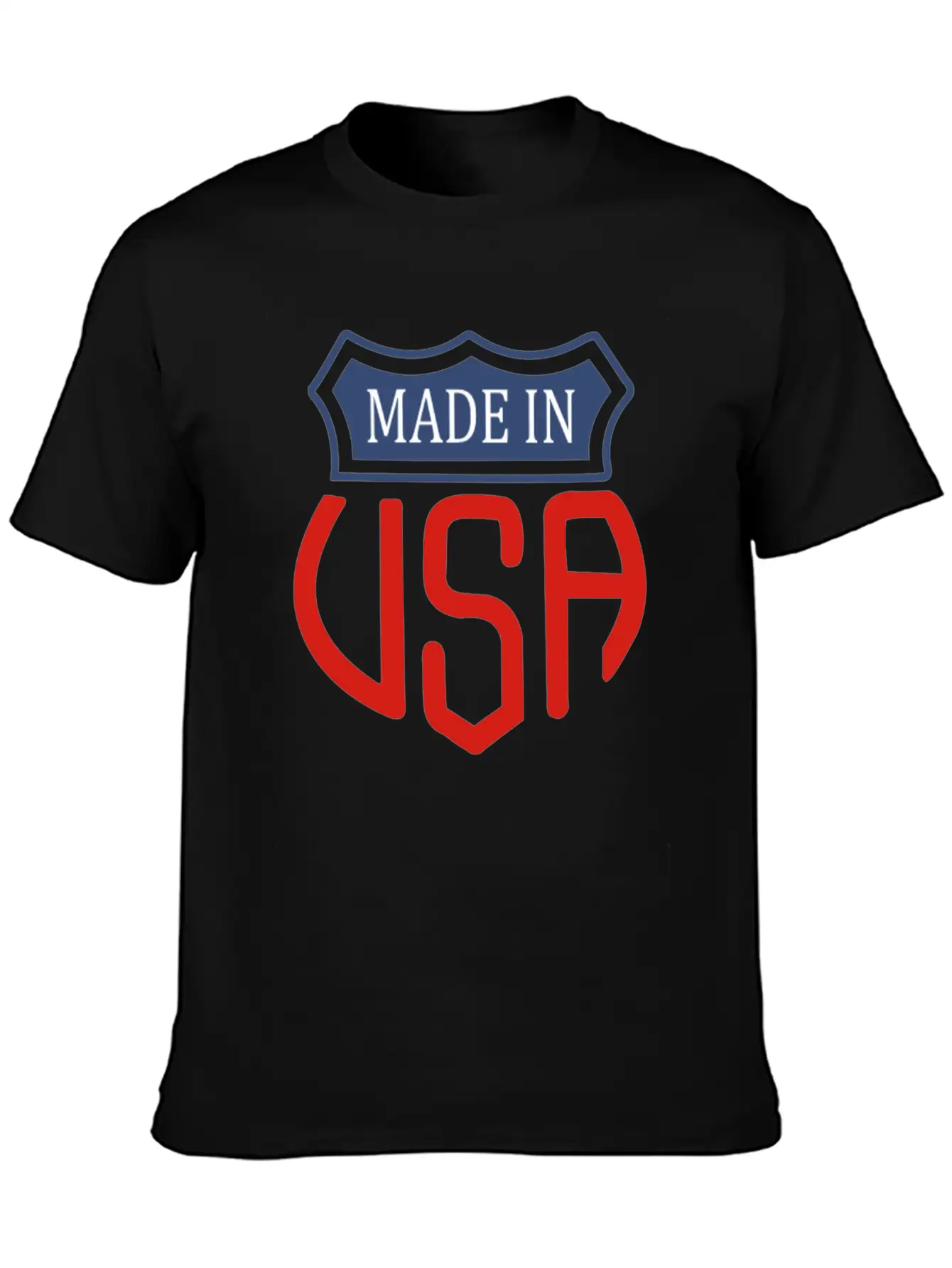 Made In Usa Funny Symbol Relaxed Everyday Tee – Lightweight And Durable Cotton