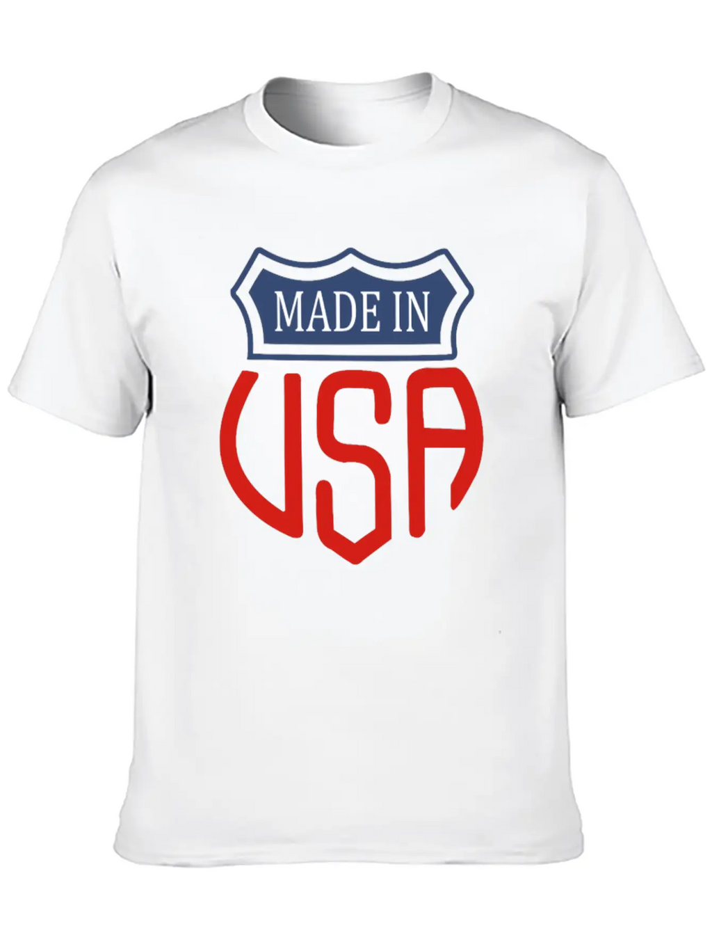 Made In Usa Funny Symbol Relaxed Everyday Tee – Lightweight And Durable Cotton
