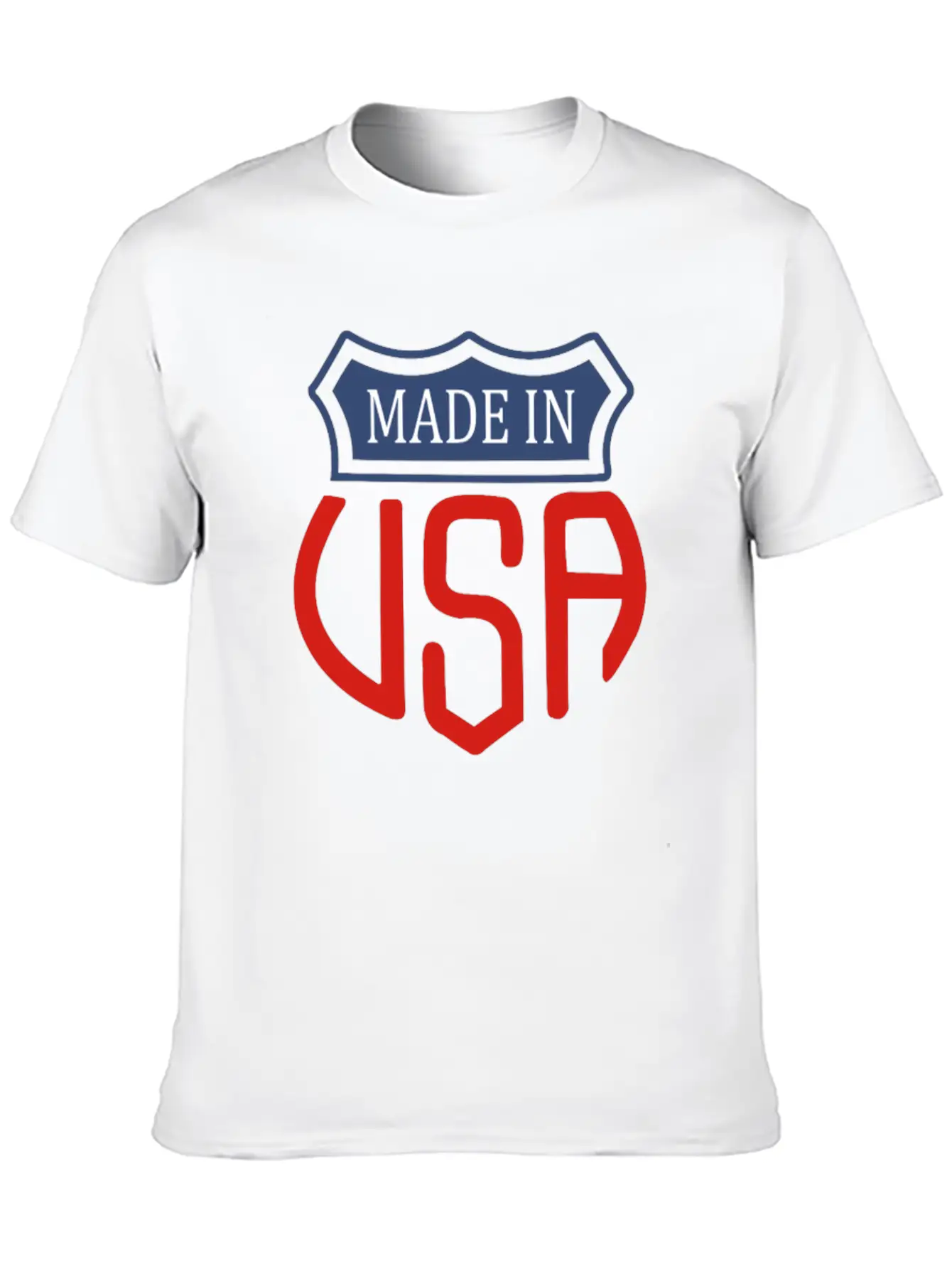 Made In Usa Funny Symbol Relaxed Everyday Tee – Lightweight And Durable Cotton