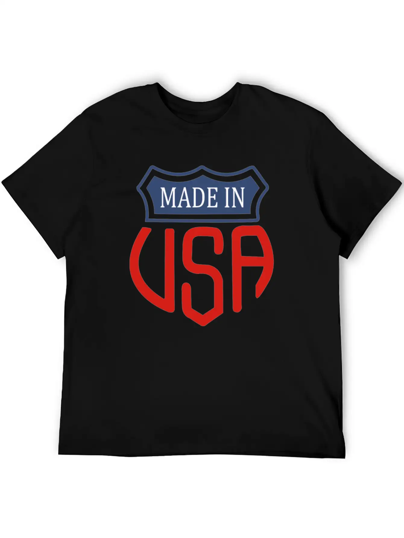 Made In Usa Funny Symbol Relaxed Everyday Tee – Lightweight And Durable Cotton