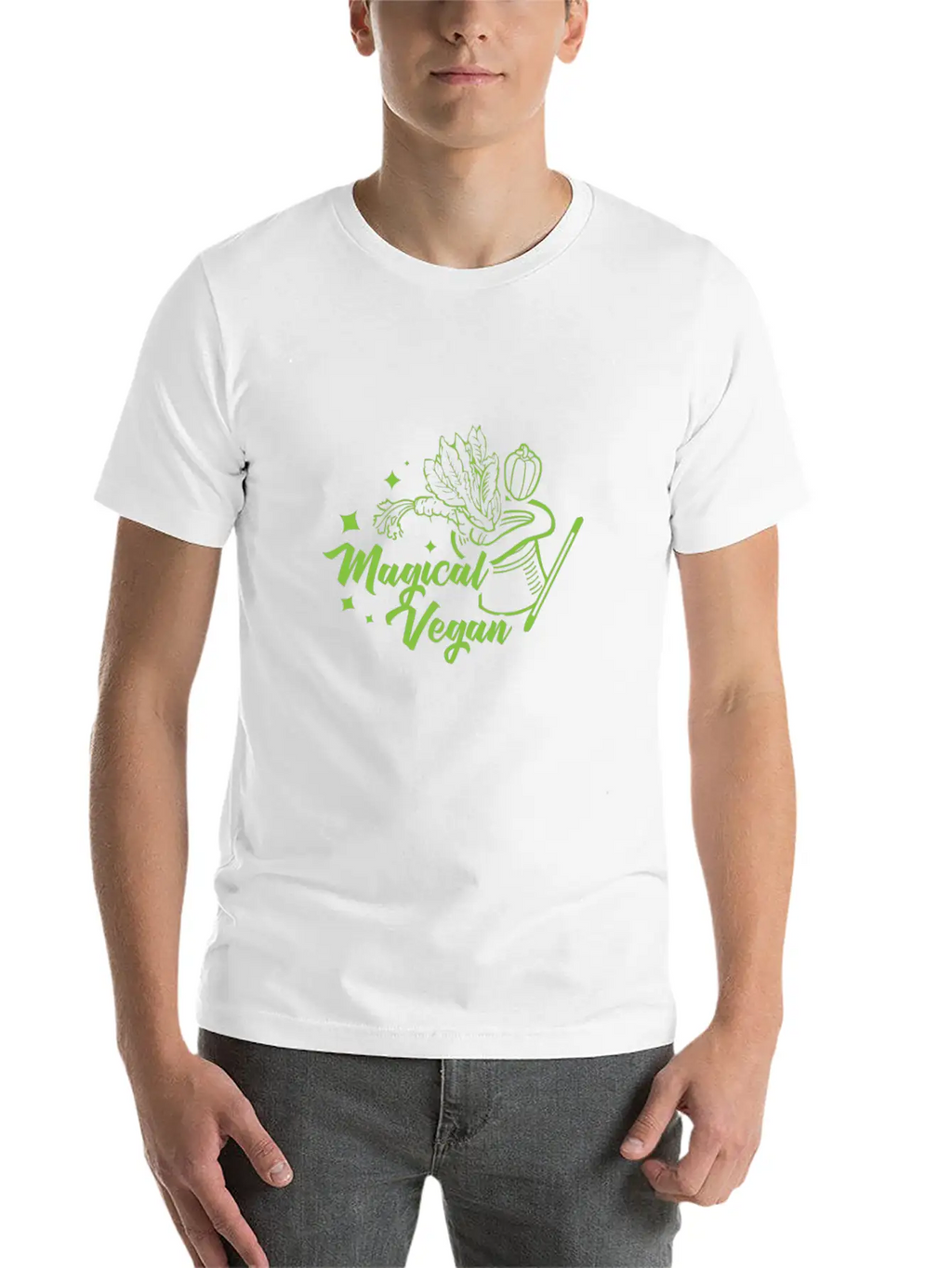 Magical Vegan I Gift Basic Graphic T-Shirt – Daily Comfort In Soft Cotton