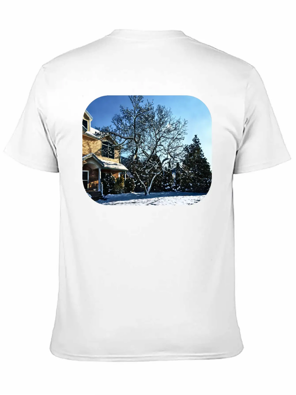 Magnolia In Snow Breathable Graphic T-Shirt – Perfect For Casual Days