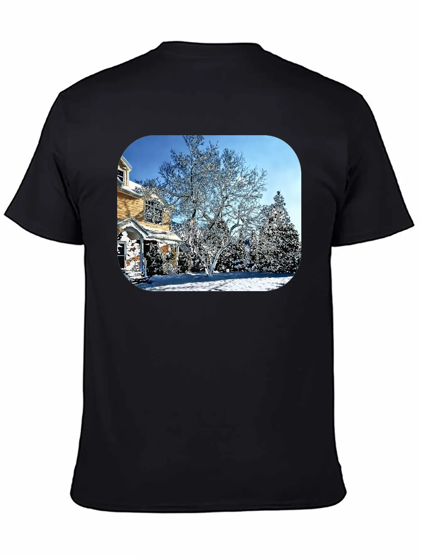 Magnolia In Snow Breathable Graphic T-Shirt – Perfect For Casual Days