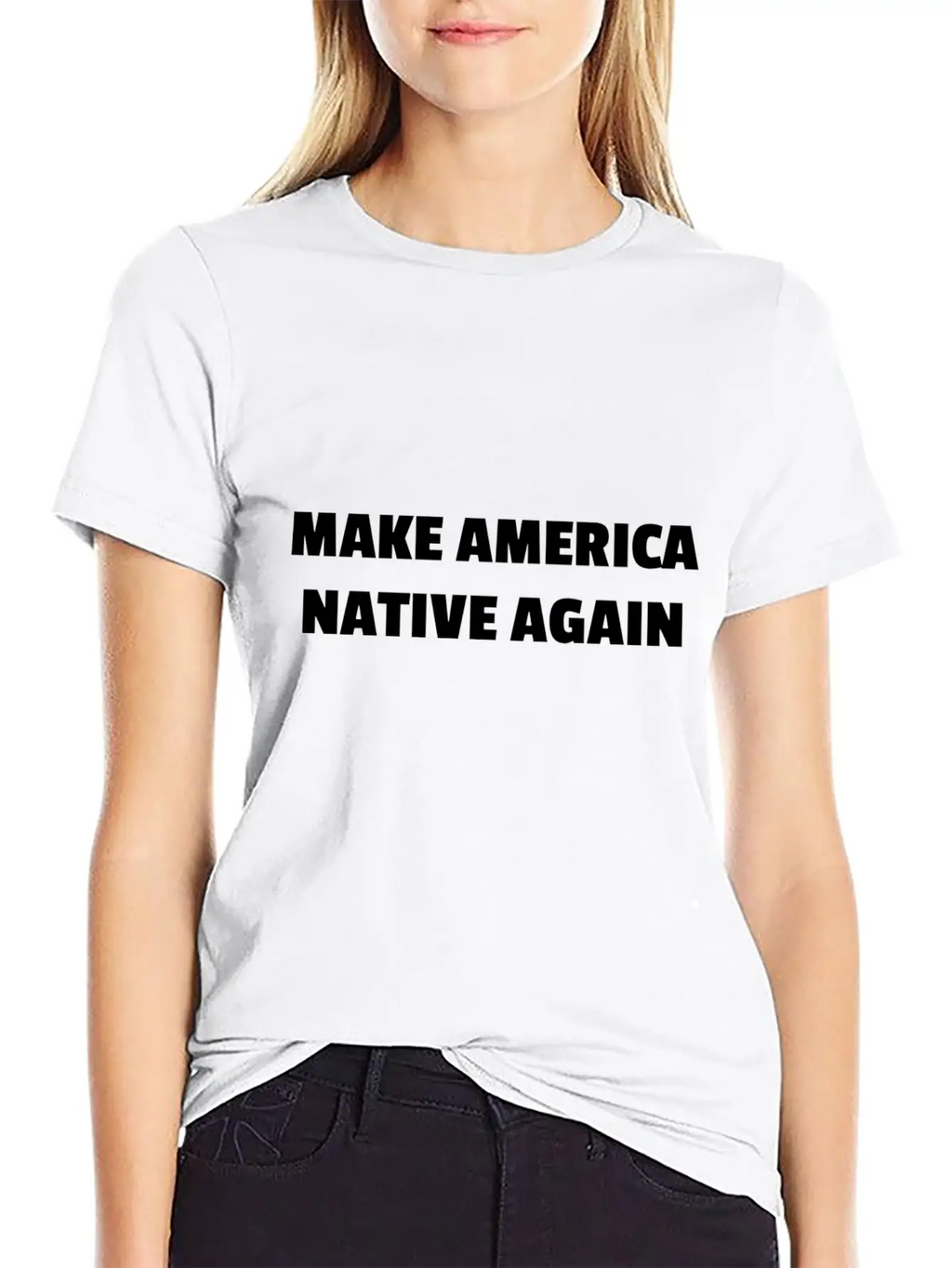 Make America Native Again Stylish Everyday T-Shirt – Unisex Basic Cotton Tee