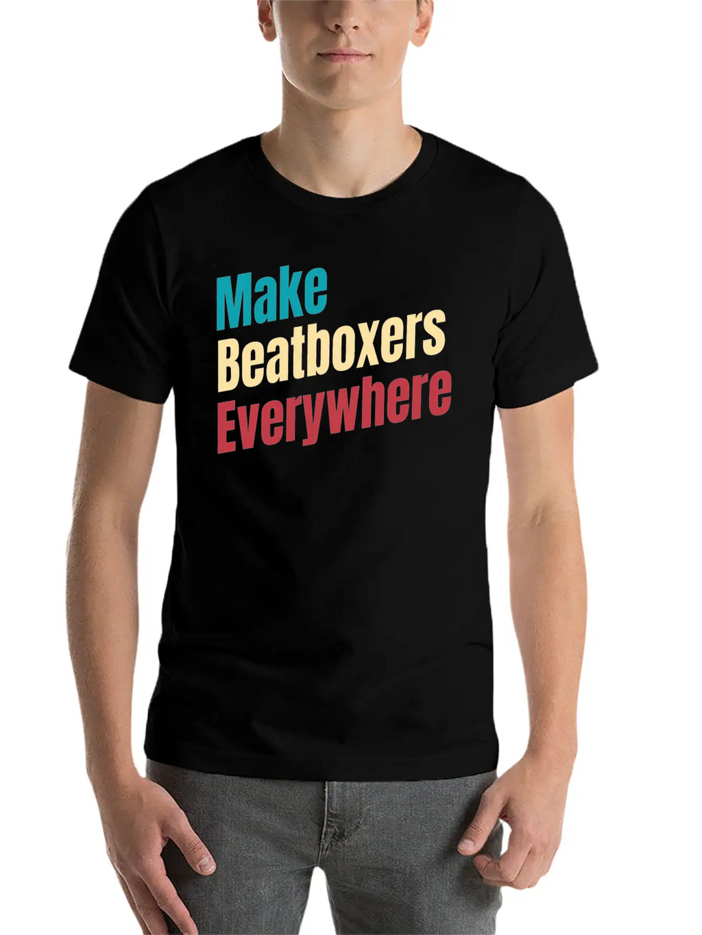 Make Beatboxers Everywhere Drummer Hiphop Artist Essential Cotton Tee For Daily Outfits – Unisex Style