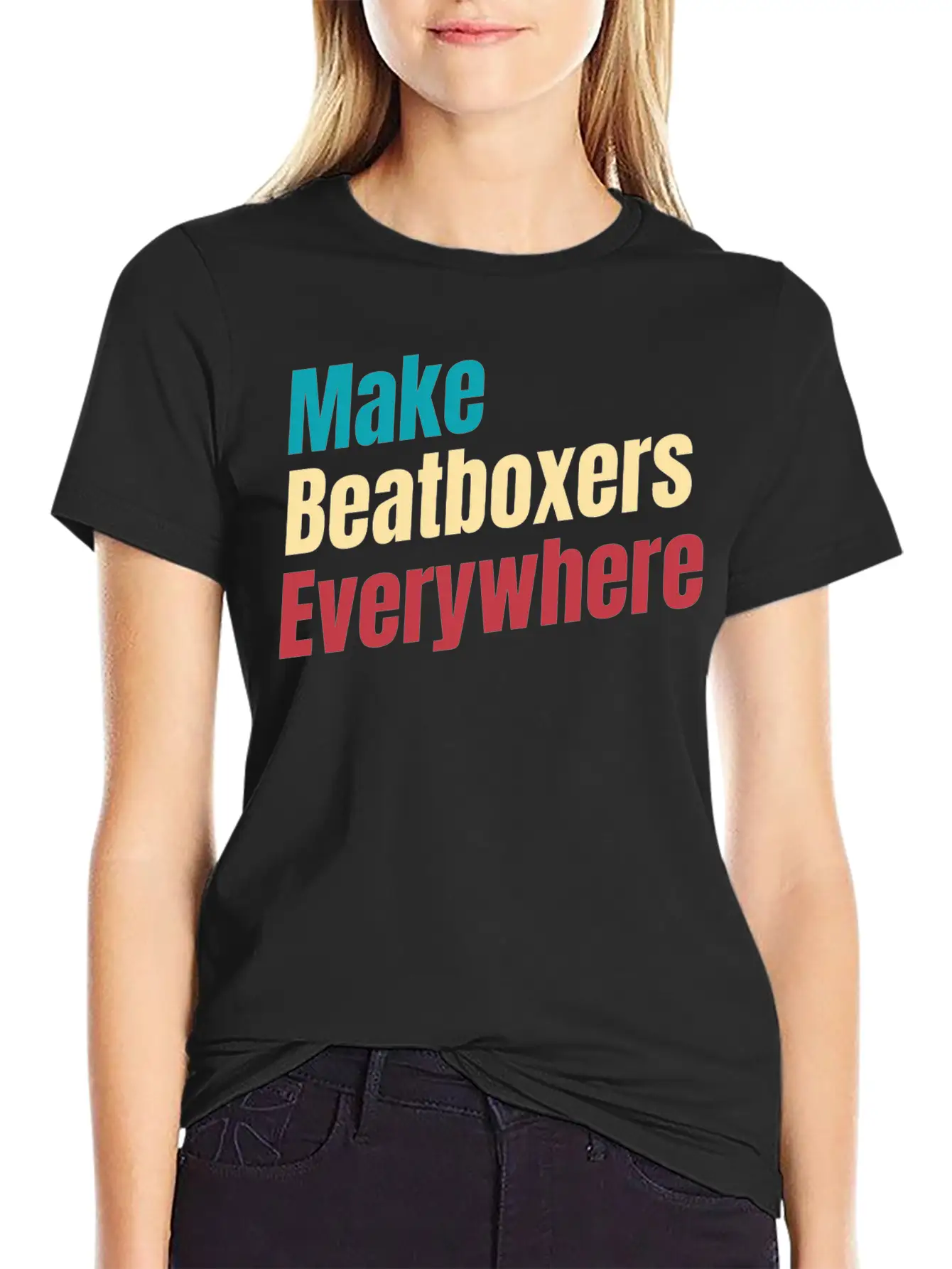 Make Beatboxers Everywhere Drummer Hiphop Artist Essential Cotton Tee For Daily Outfits – Unisex Style