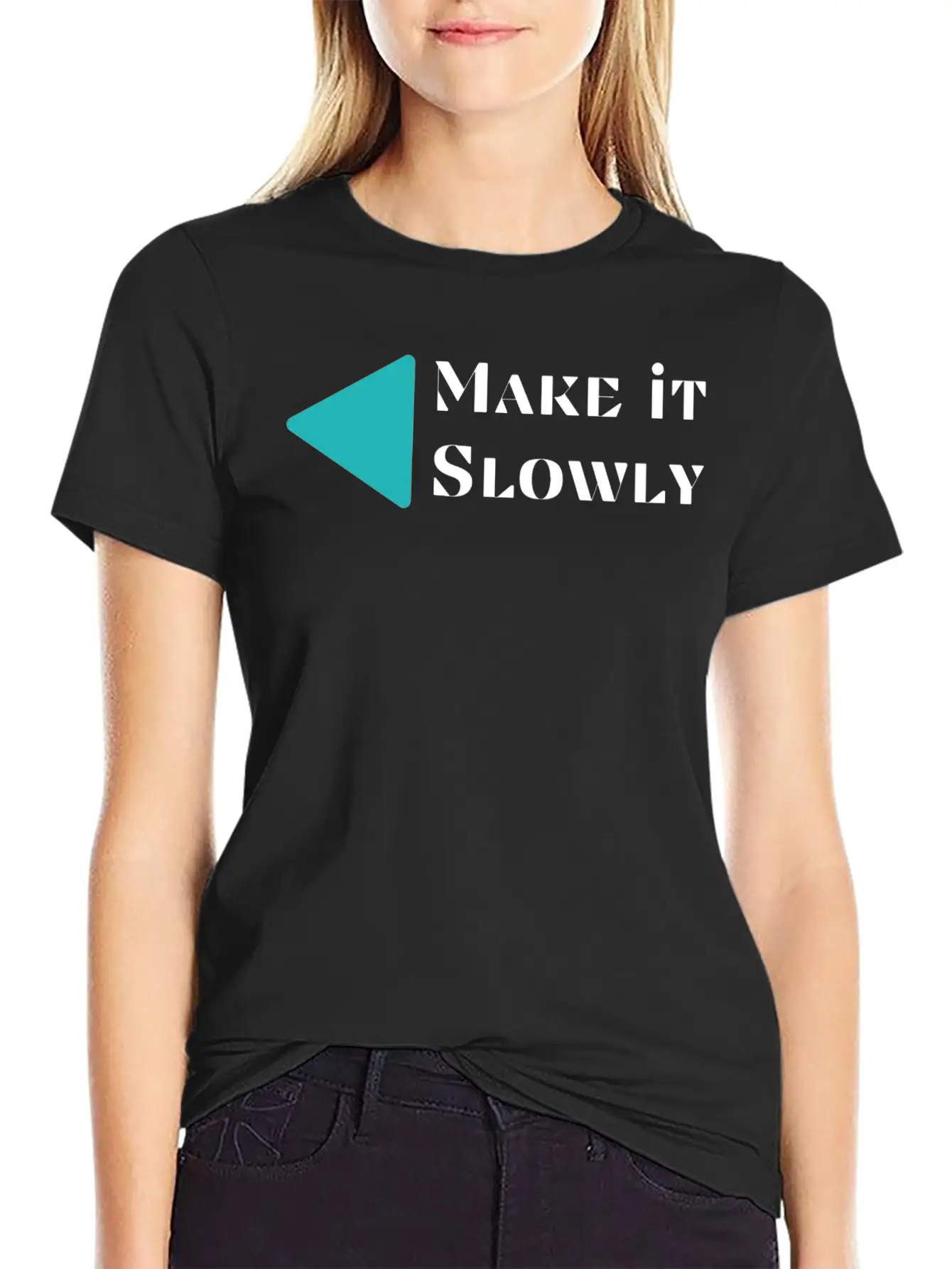 Make It Slowly Classic Cotton Tee – Unisex Comfort For Any Season