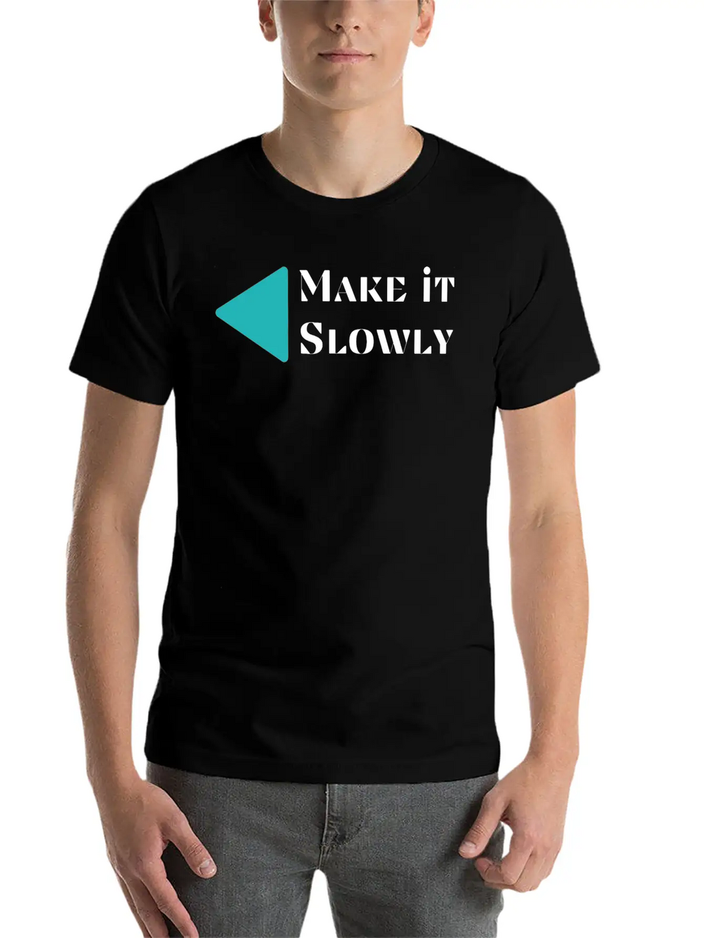 Make It Slowly Classic Cotton Tee – Unisex Comfort For Any Season