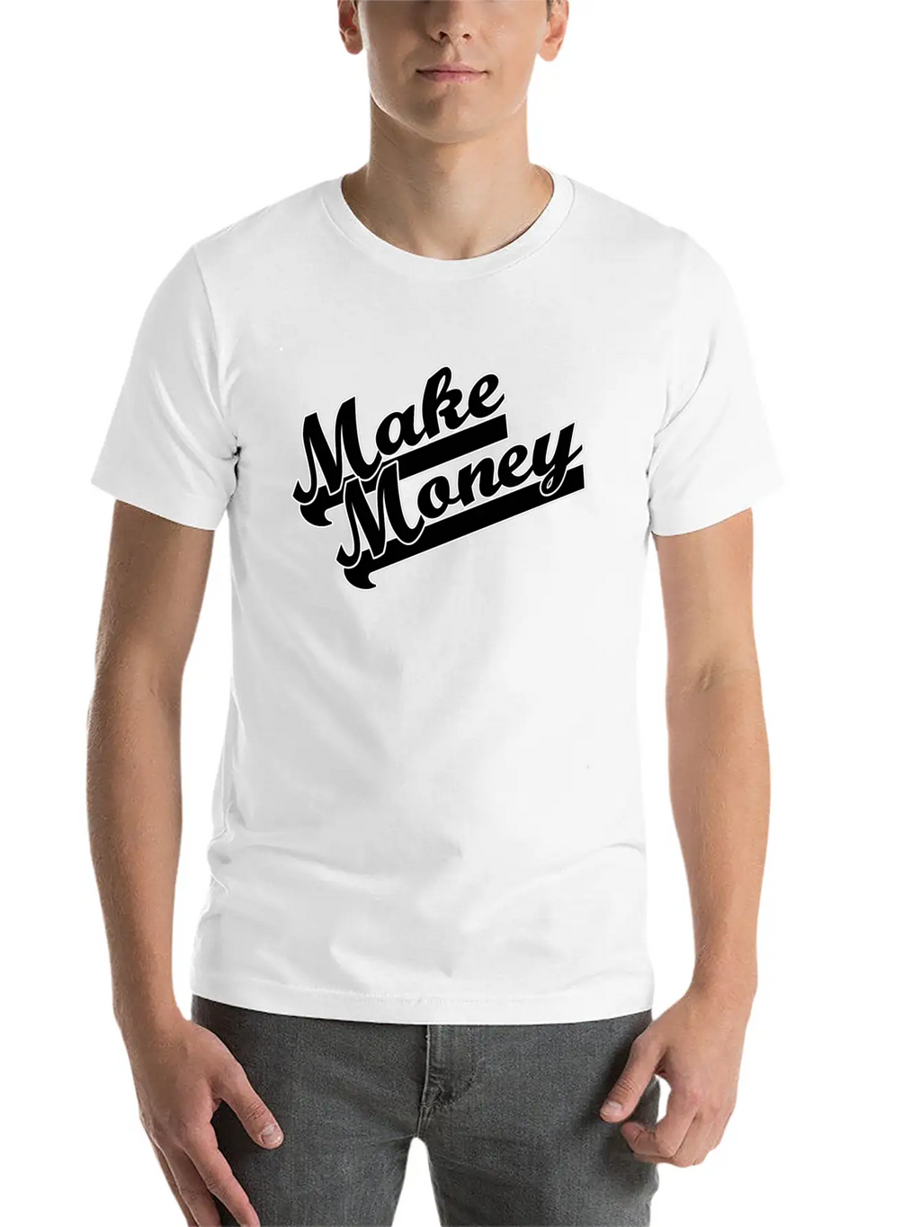 Make Money Modern Fit Casual T-Shirt – Clean And Versatile Design