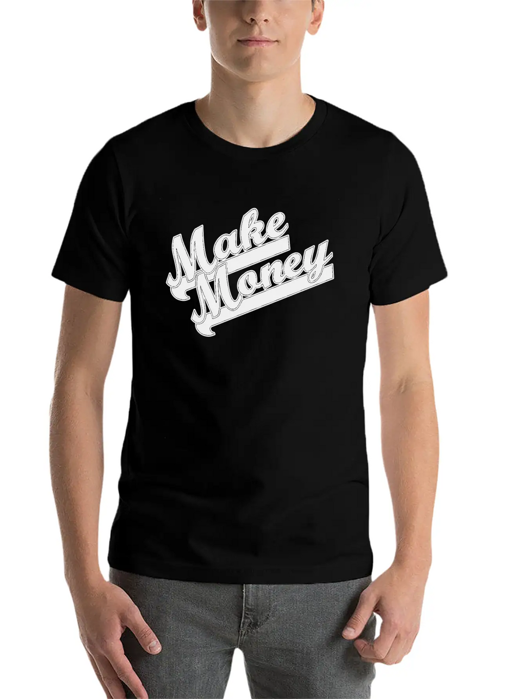 Make Money Modern Fit Casual T-Shirt – Clean And Versatile Design