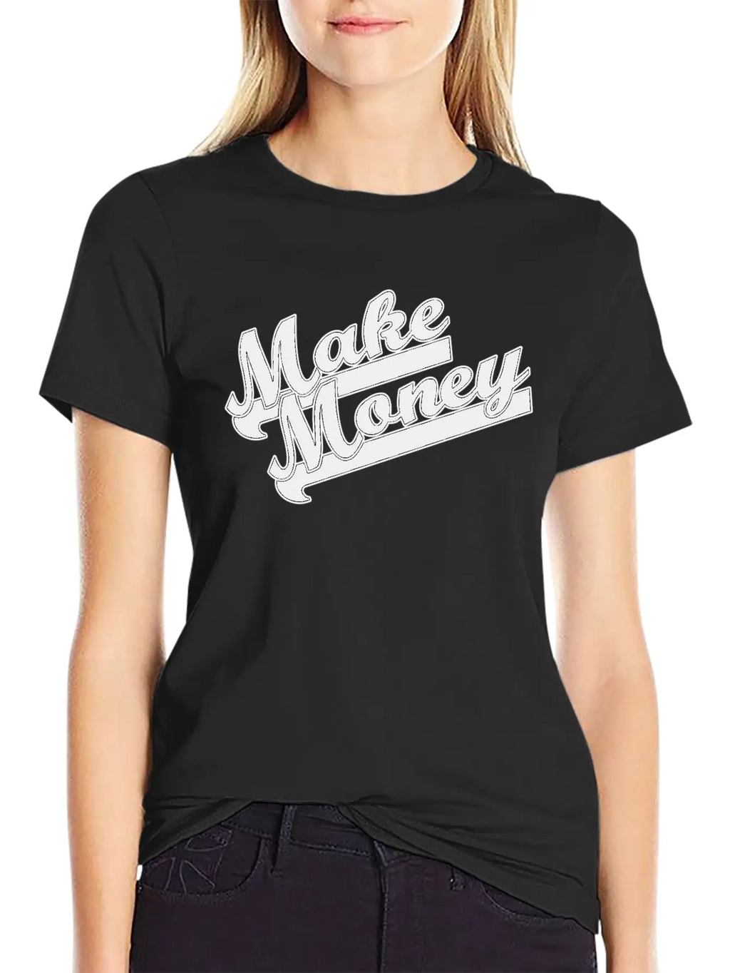 Make Money Modern Fit Casual T-Shirt – Clean And Versatile Design