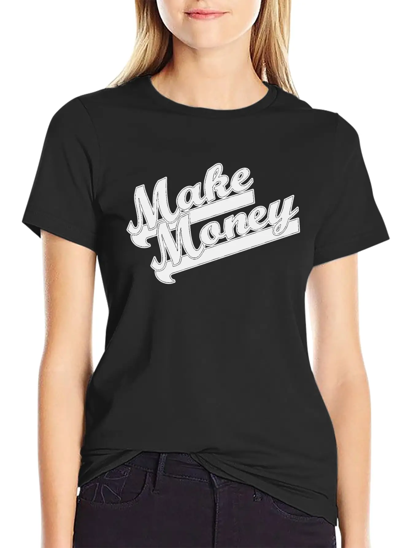 Make Money Modern Fit Casual T-Shirt – Clean And Versatile Design