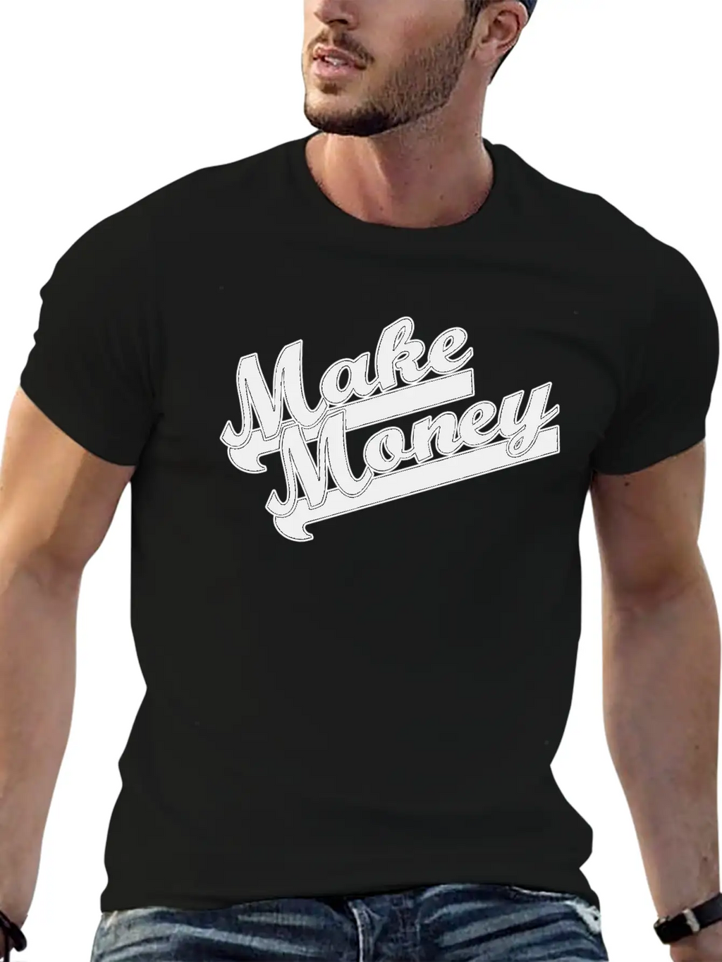 Make Money Modern Fit Casual T-Shirt – Clean And Versatile Design