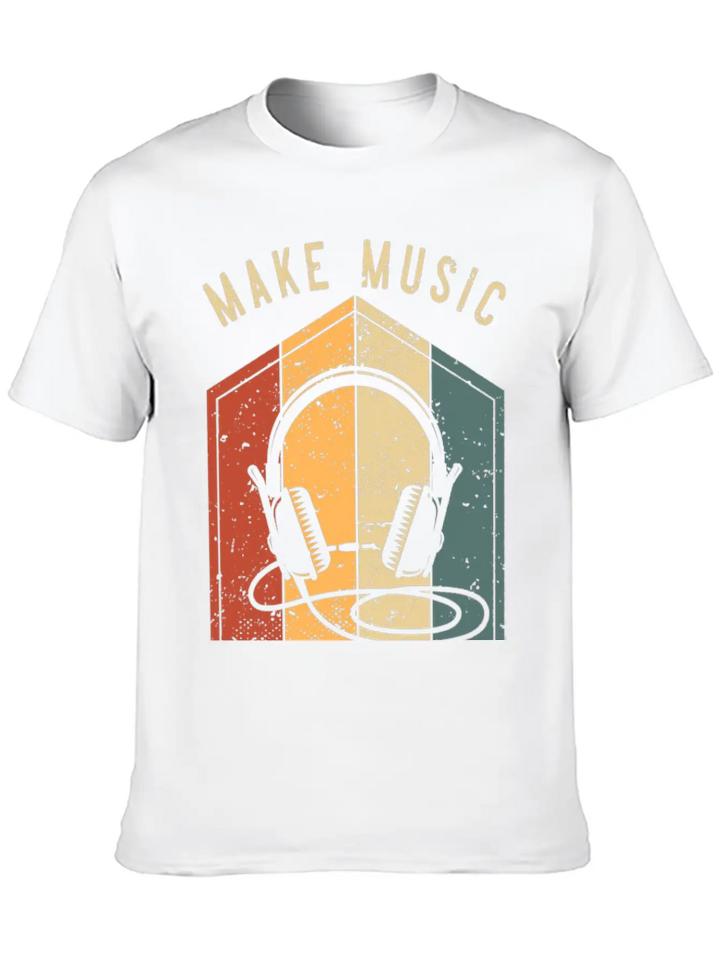 Make Music Great Again For Music Producer DJ Mixer Essential Cotton Tee For Daily Outfits – Unisex Style