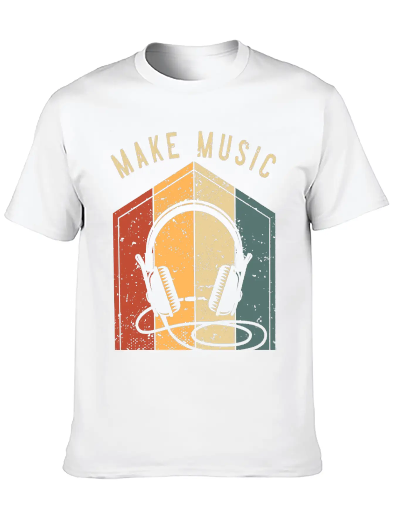 Make Music Great Again For Music Producer DJ Mixer Essential Cotton Tee For Daily Outfits – Unisex Style