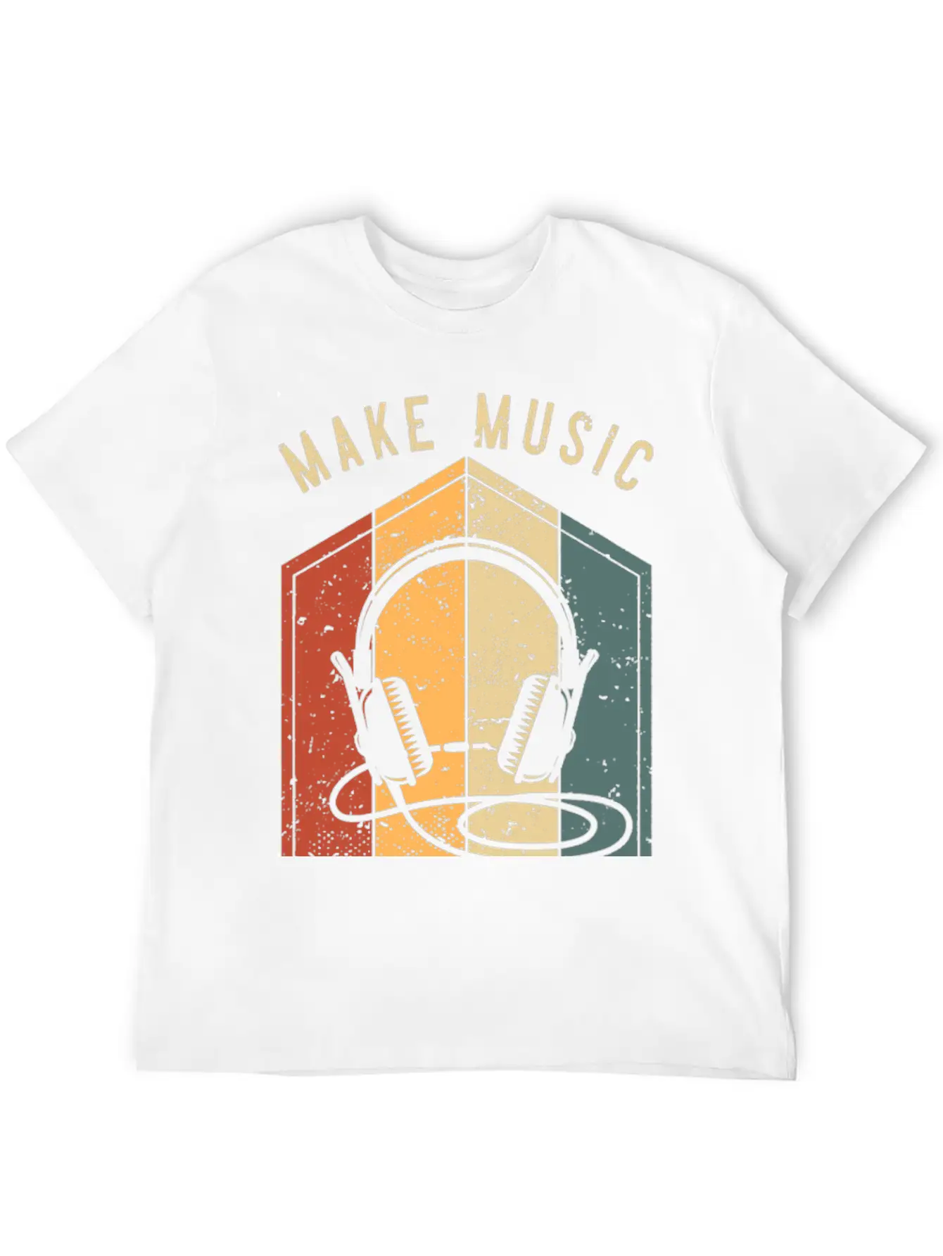 Make Music Great Again For Music Producer DJ Mixer Essential Cotton Tee For Daily Outfits – Unisex Style