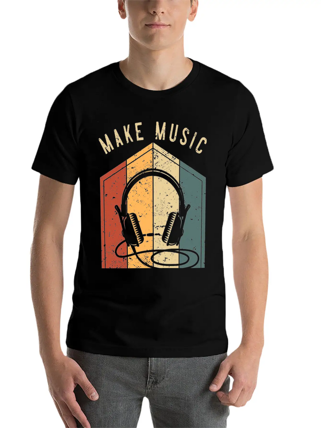 Make Music Great Again For Music Producer DJ Mixer Essential Cotton Tee For Daily Outfits – Unisex Style