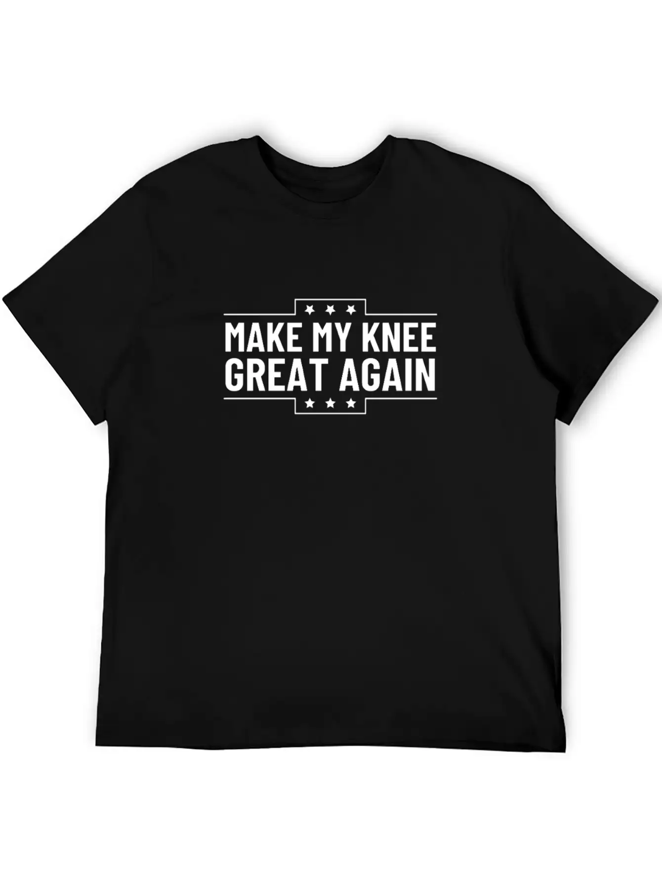 Make My Knee Great Again Funny Recovery Broken Basic Graphic T-Shirt – Daily Comfort In Soft Cotton