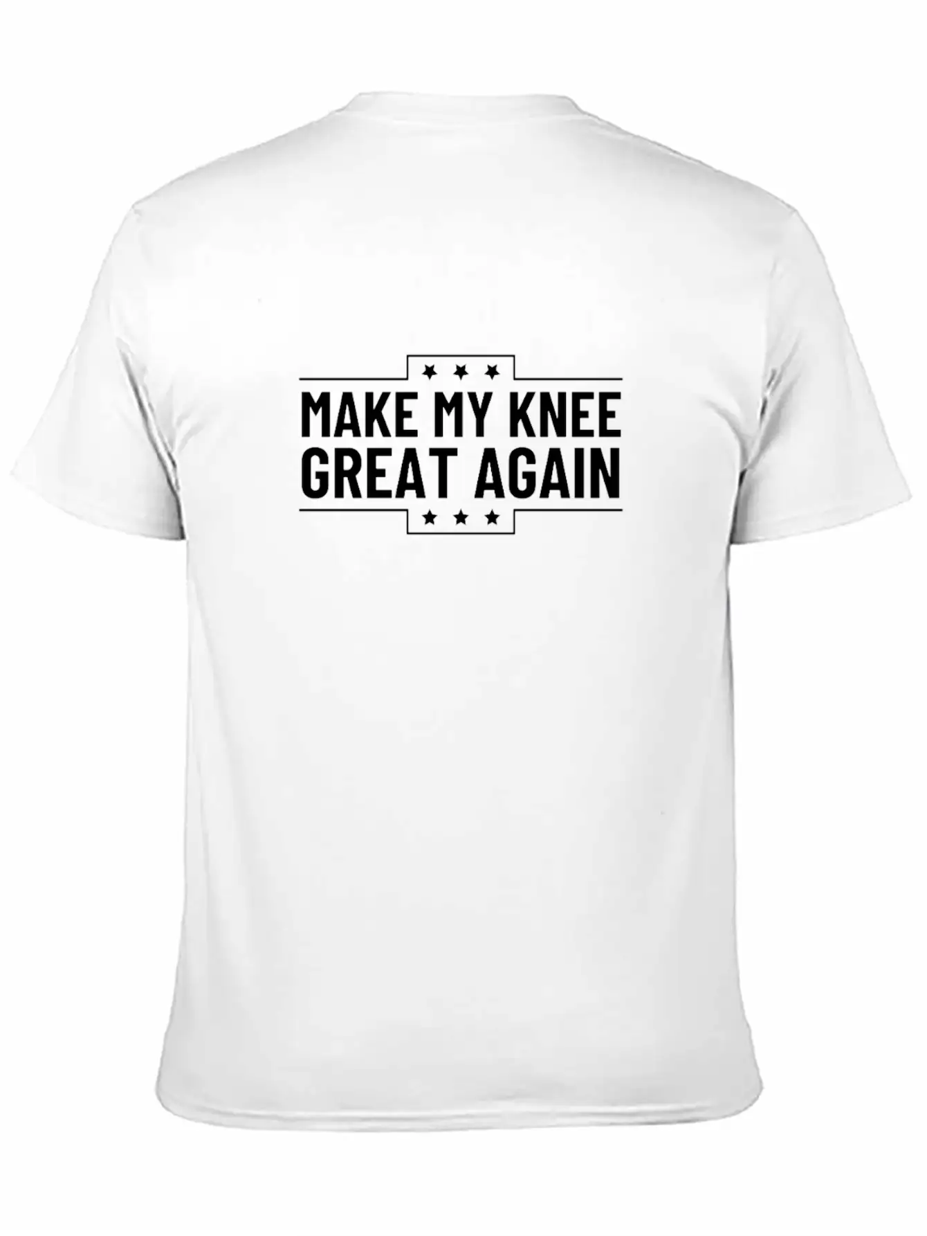 Make My Knee Great Again Funny Recovery Broken Basic Graphic T-Shirt – Daily Comfort In Soft Cotton