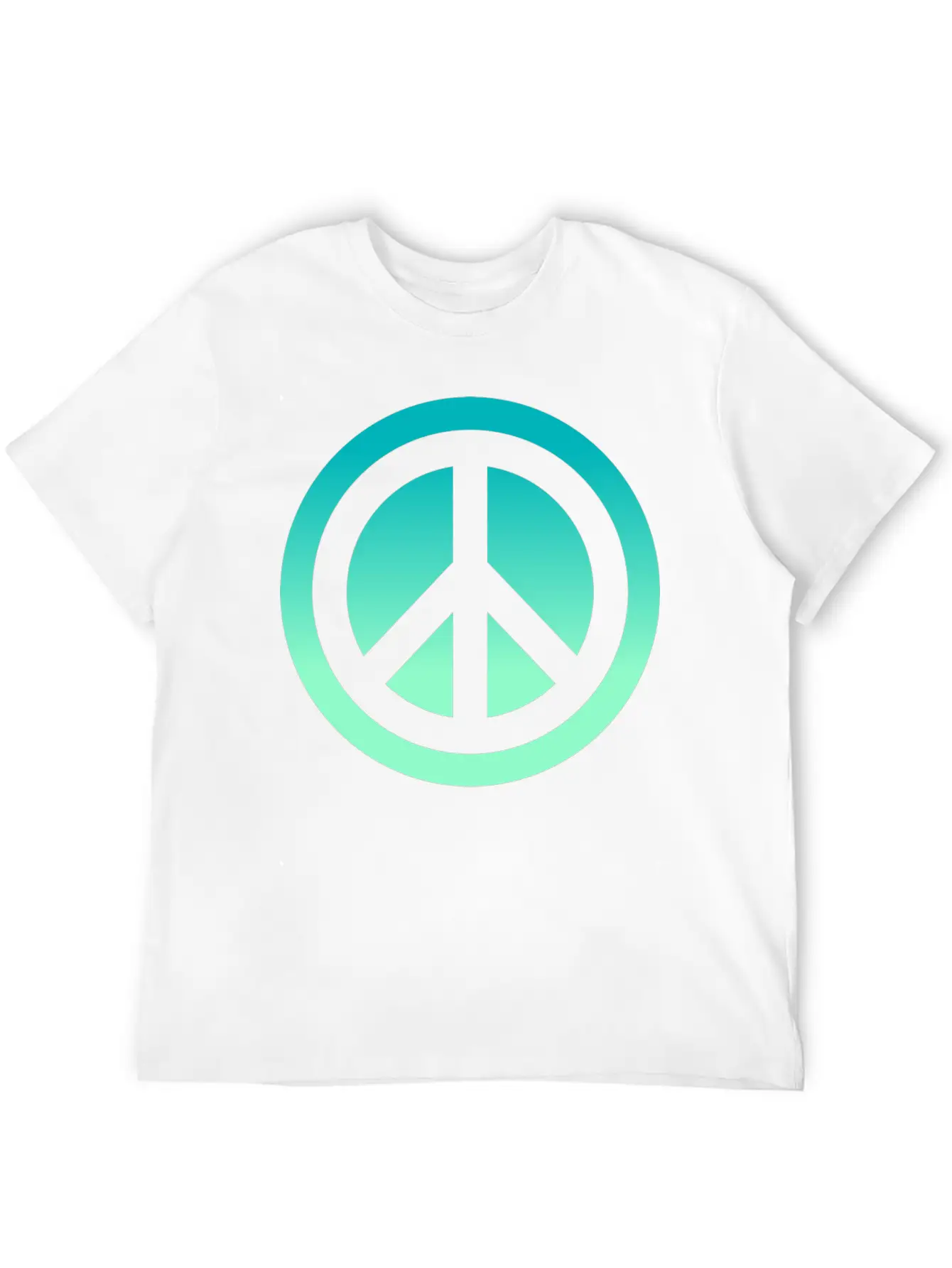 Make Peace Not War - Peace Sign Logo Classic Cotton Tee – Unisex Comfort For Any Season