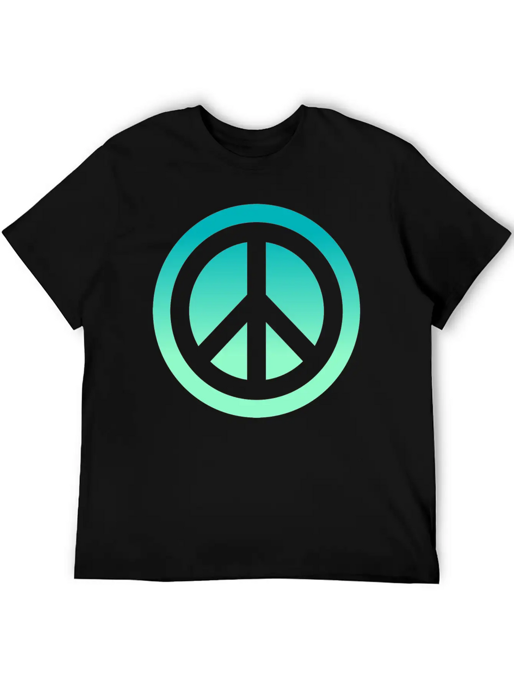 Make Peace Not War - Peace Sign Logo Classic Cotton Tee – Unisex Comfort For Any Season