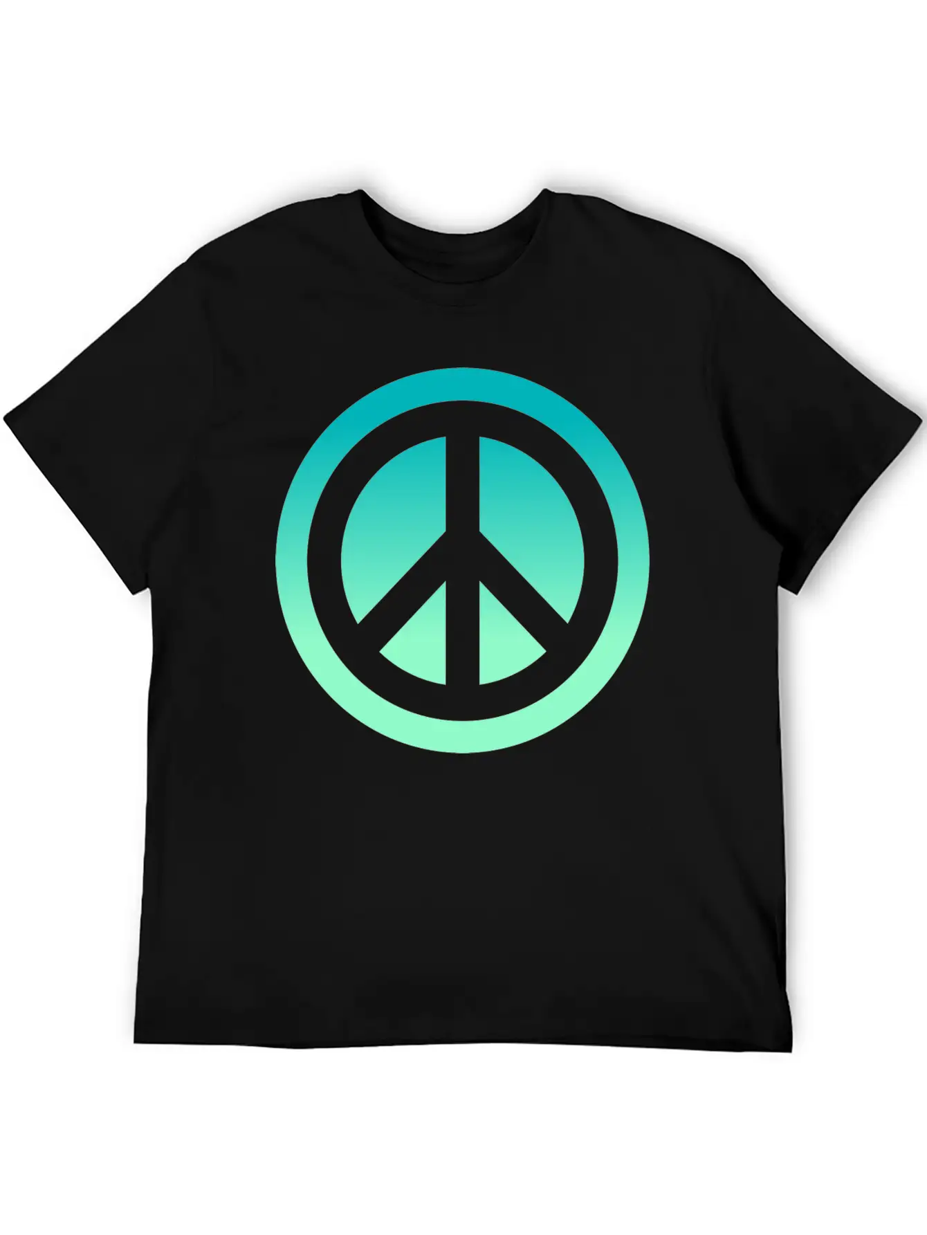 Make Peace Not War - Peace Sign Logo Classic Cotton Tee – Unisex Comfort For Any Season