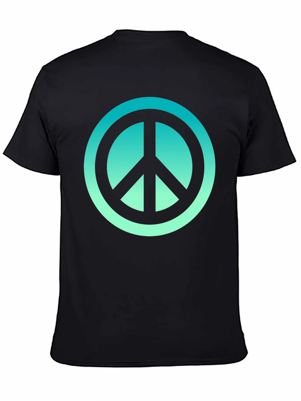 Make Peace Not War - Peace Sign Logo Classic Cotton Tee – Unisex Comfort For Any Season