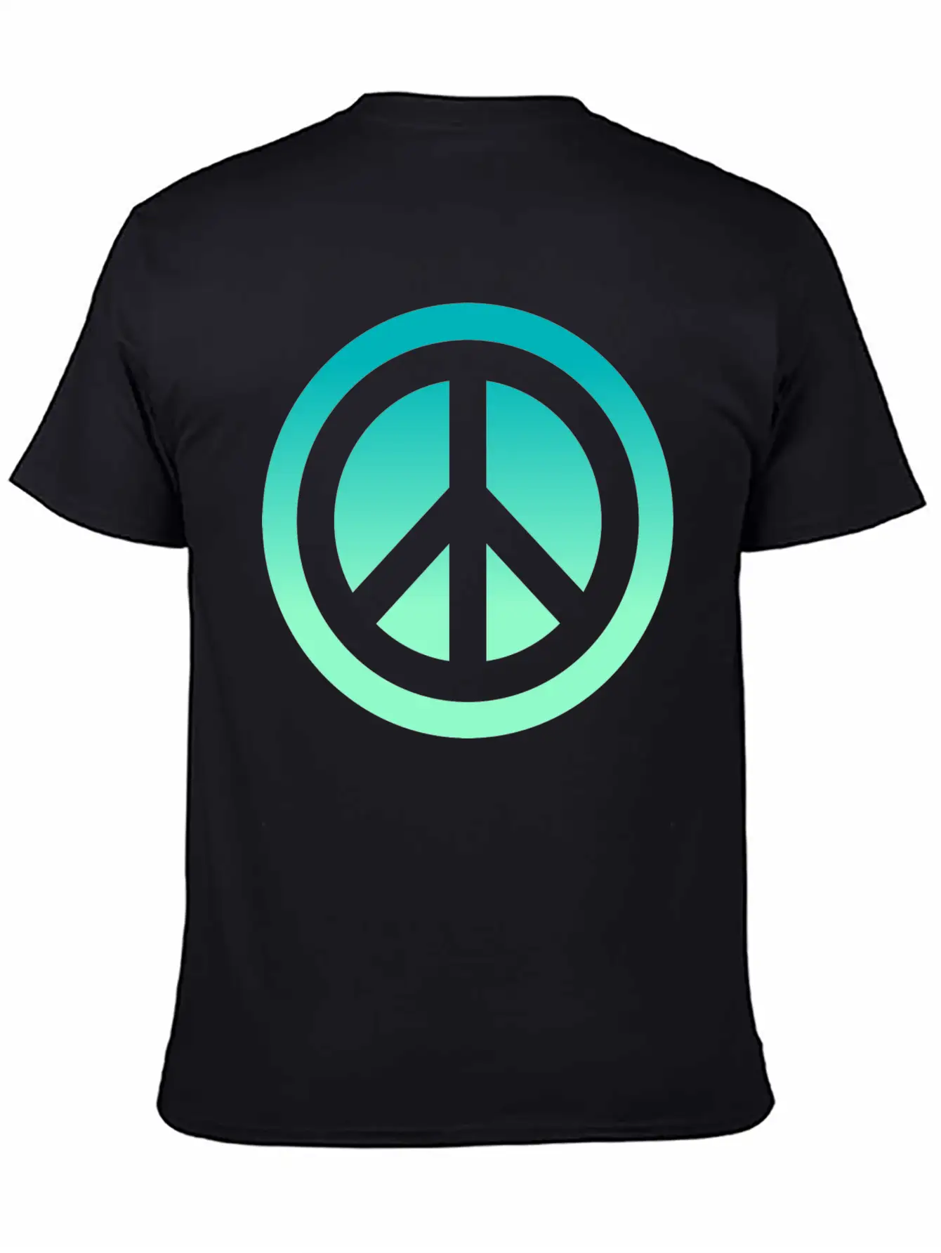 Make Peace Not War - Peace Sign Logo Classic Cotton Tee – Unisex Comfort For Any Season