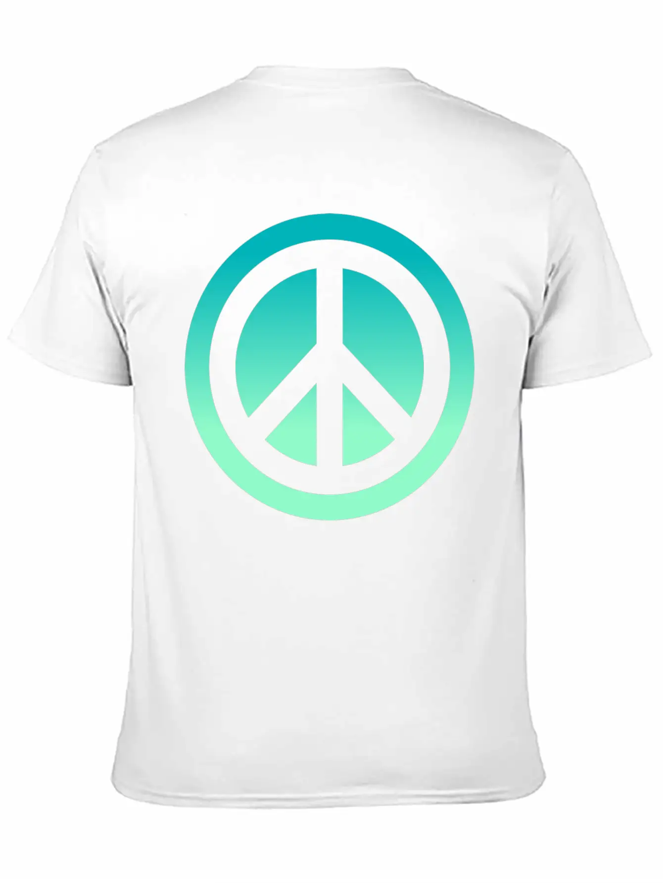 Make Peace Not War - Peace Sign Logo Classic Cotton Tee – Unisex Comfort For Any Season