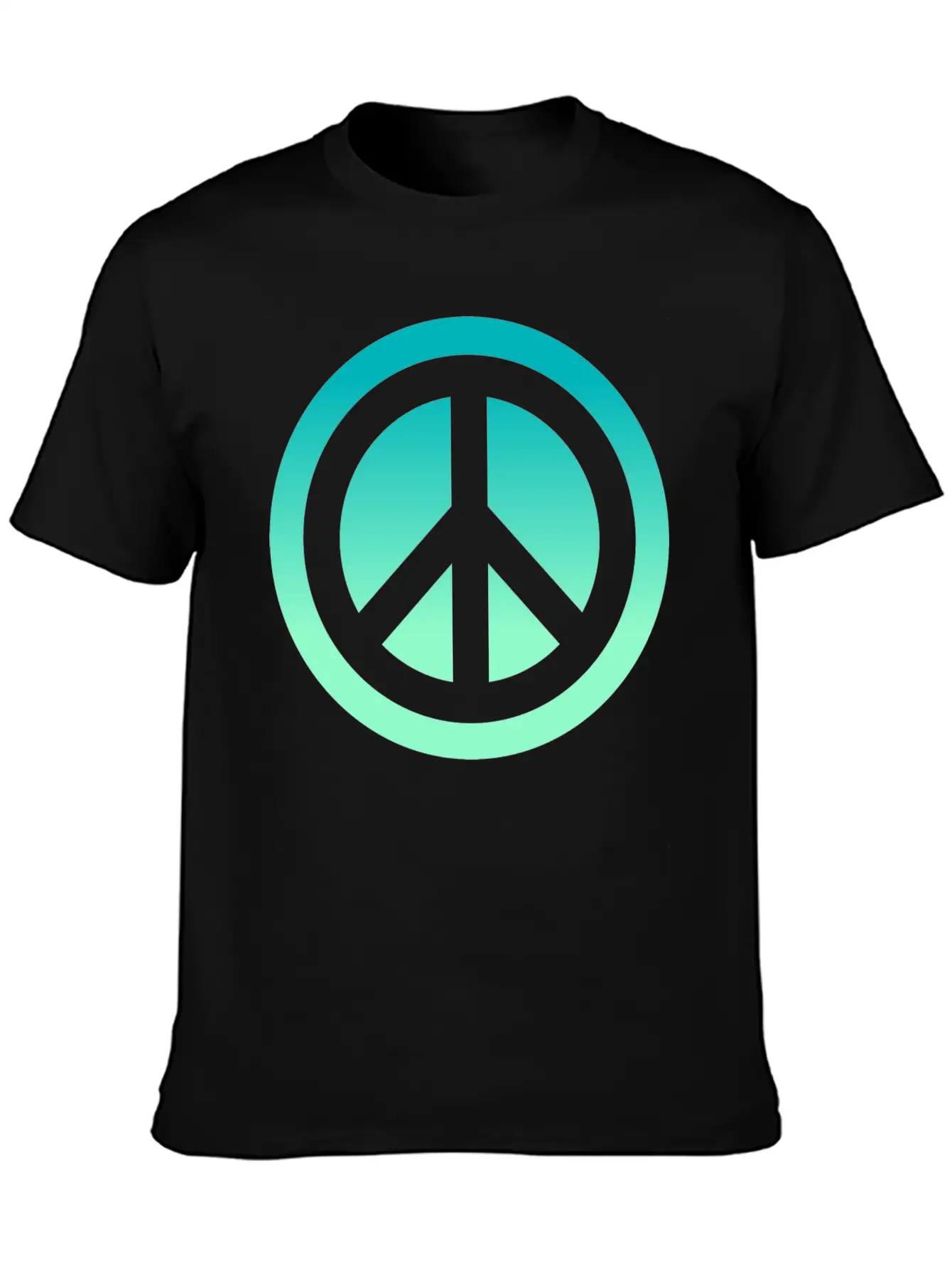 Make Peace Not War - Peace Sign Logo Classic Cotton Tee – Unisex Comfort For Any Season