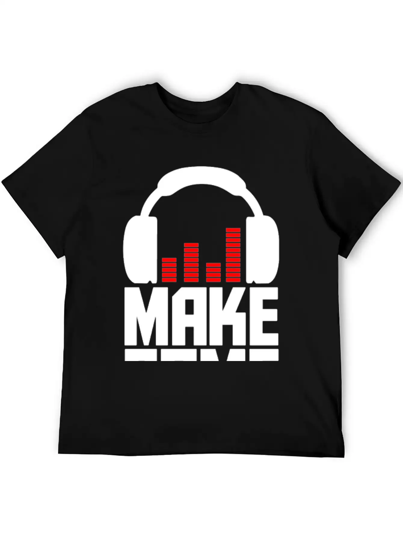 Make Some Noise Headphone II Breathable Graphic T-Shirt – Perfect For Casual Days
