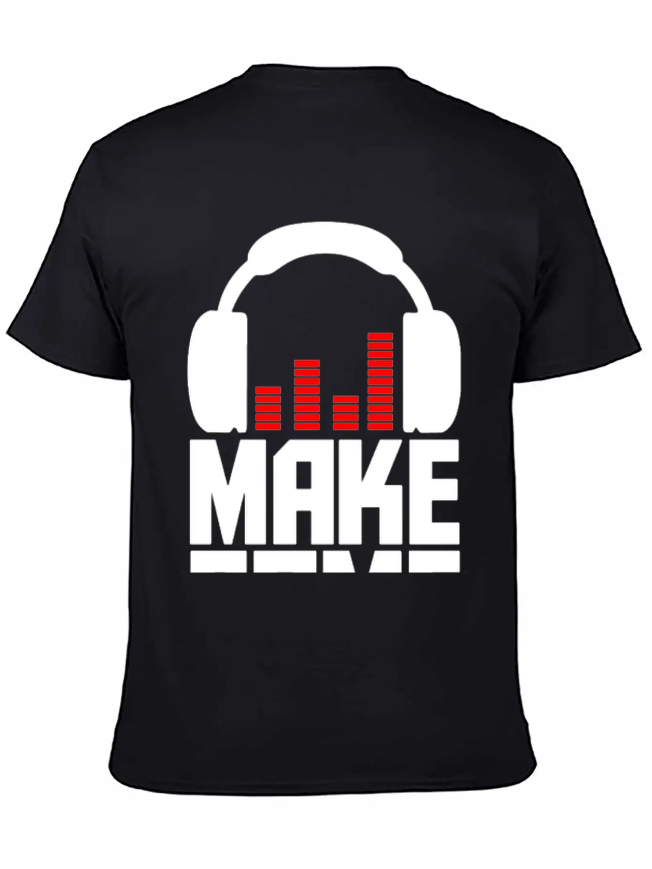 Make Some Noise Headphone II Breathable Graphic T-Shirt – Perfect For Casual Days