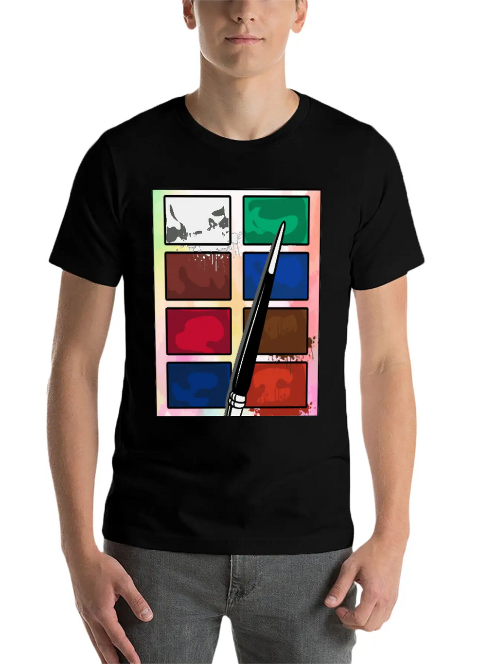 Make Up Eyeshadow Set Breathable Soft Cotton T-Shirt – Timeless Casual Look