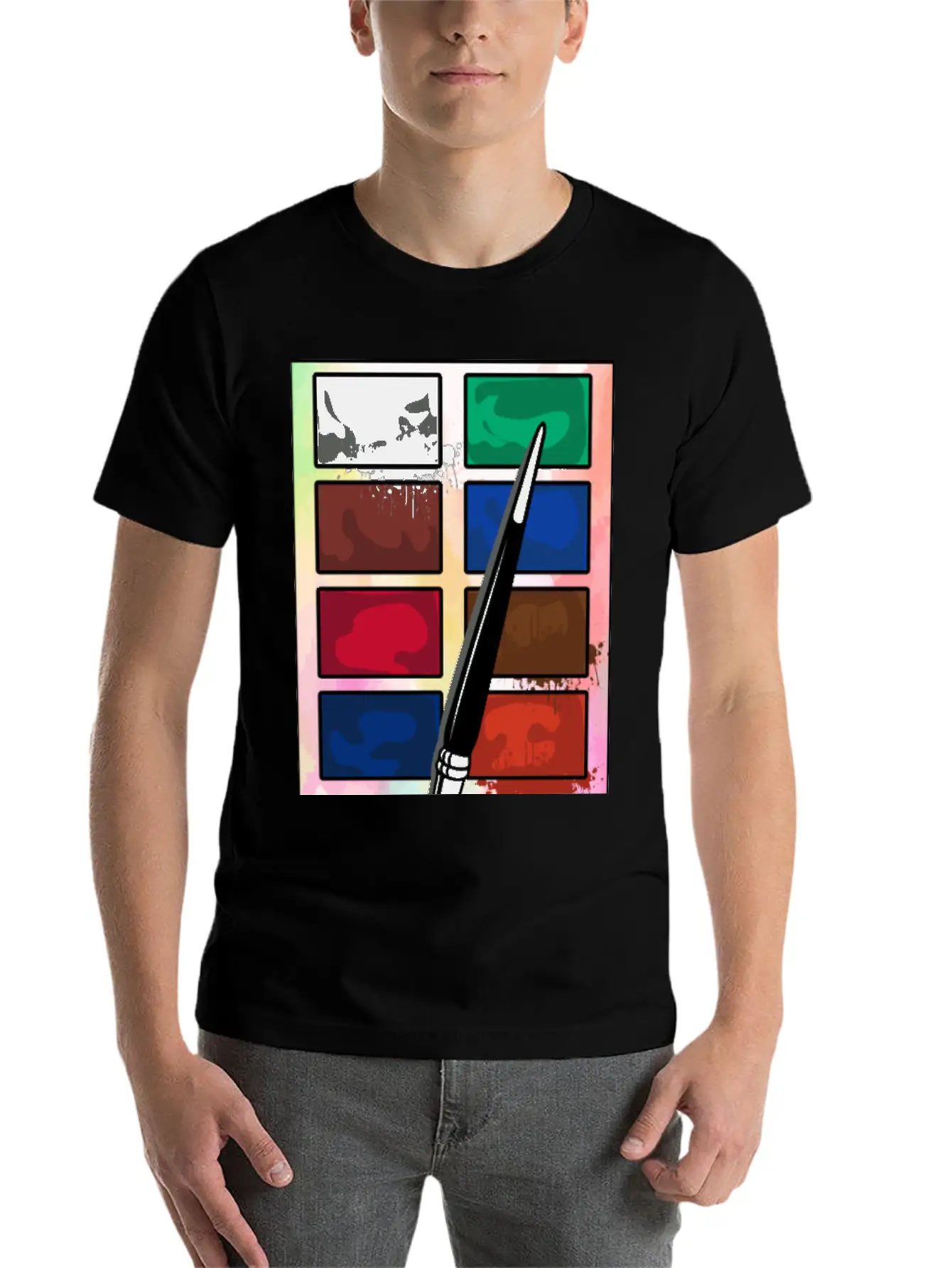 Make Up Eyeshadow Set Breathable Soft Cotton T-Shirt – Timeless Casual Look