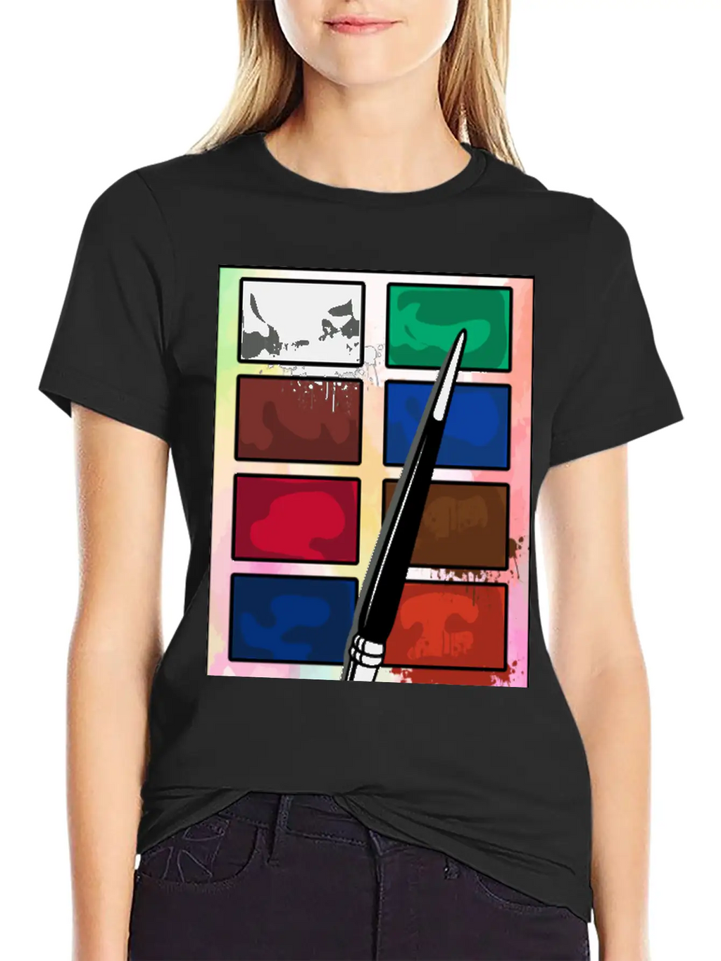Make Up Eyeshadow Set Breathable Soft Cotton T-Shirt – Timeless Casual Look